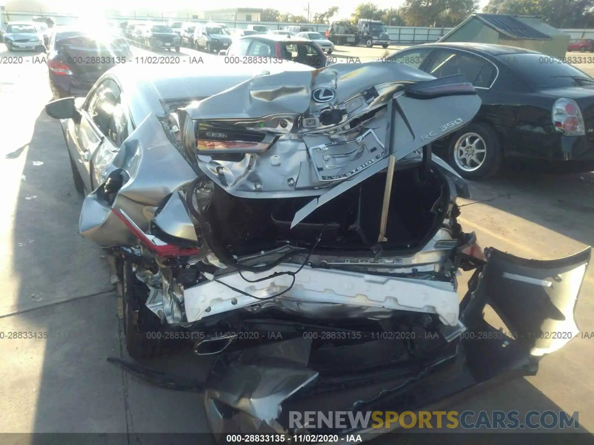 6 Photograph of a damaged car JTHGZ5BC1L5022233 LEXUS RC 2020