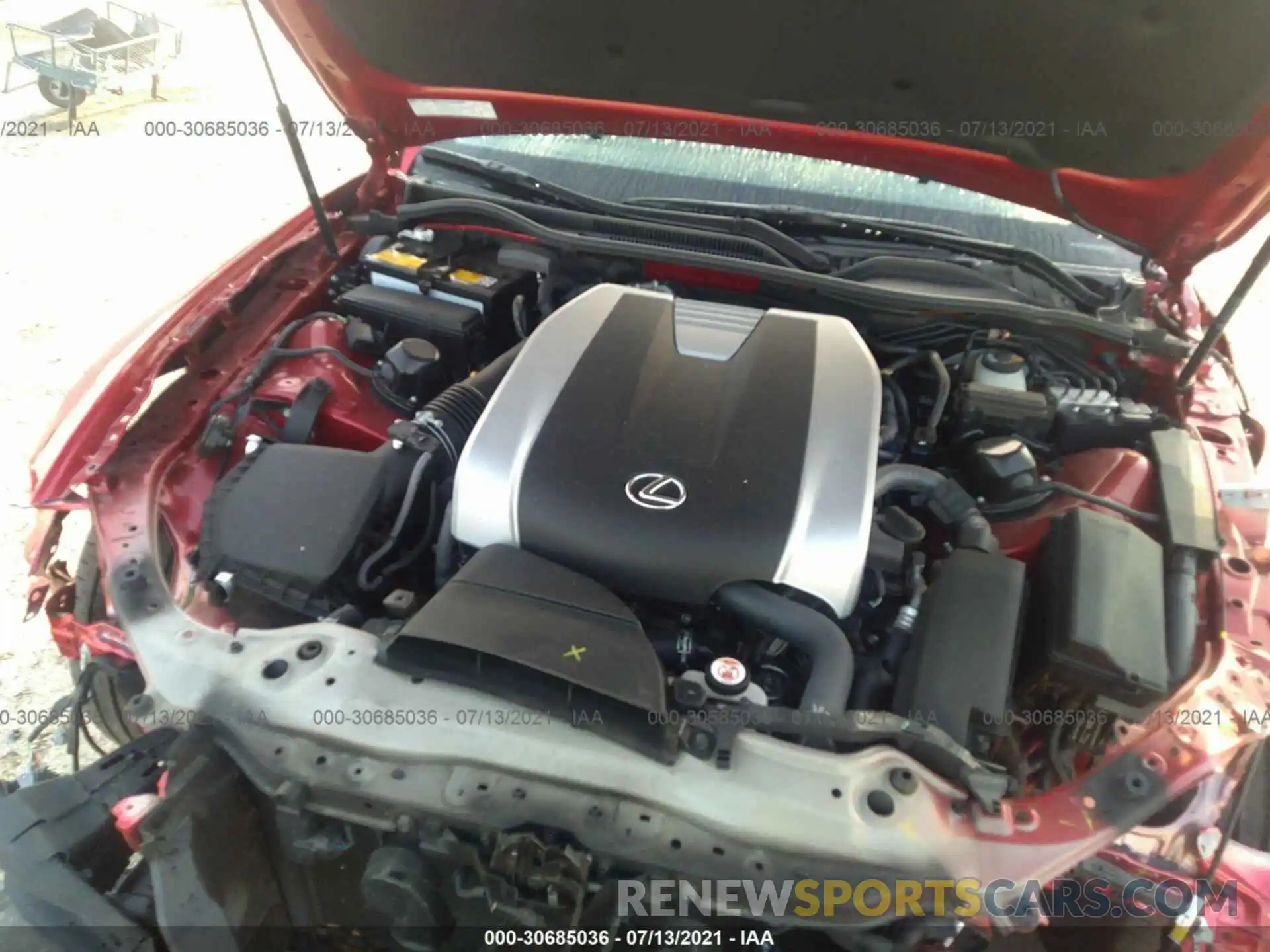 10 Фотография поврежденного автомобиля JTHGZ5BC5L5022154 LEXUS RC 2020