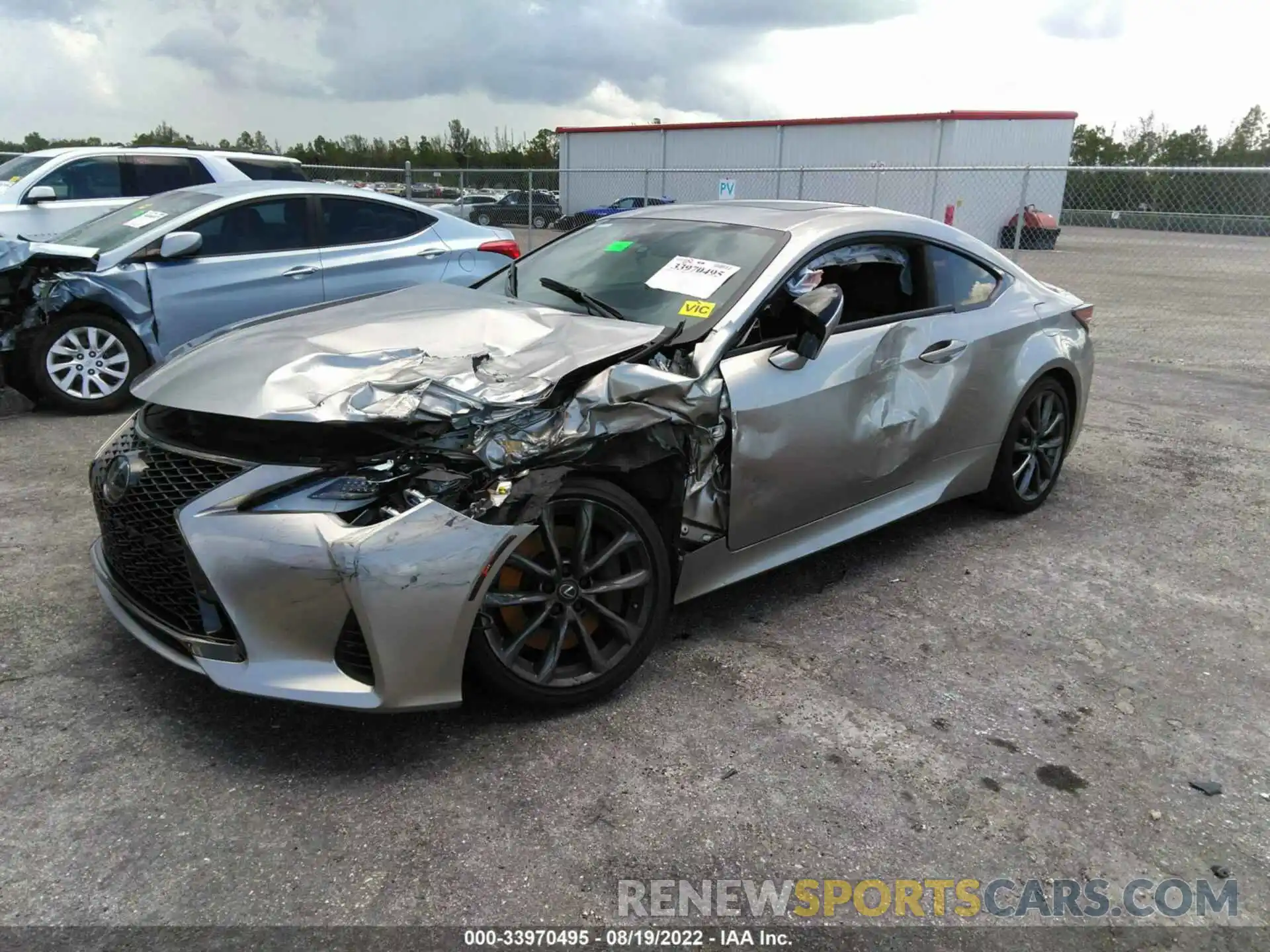 2 Photograph of a damaged car JTHGZ5BC7L5021829 LEXUS RC 2020