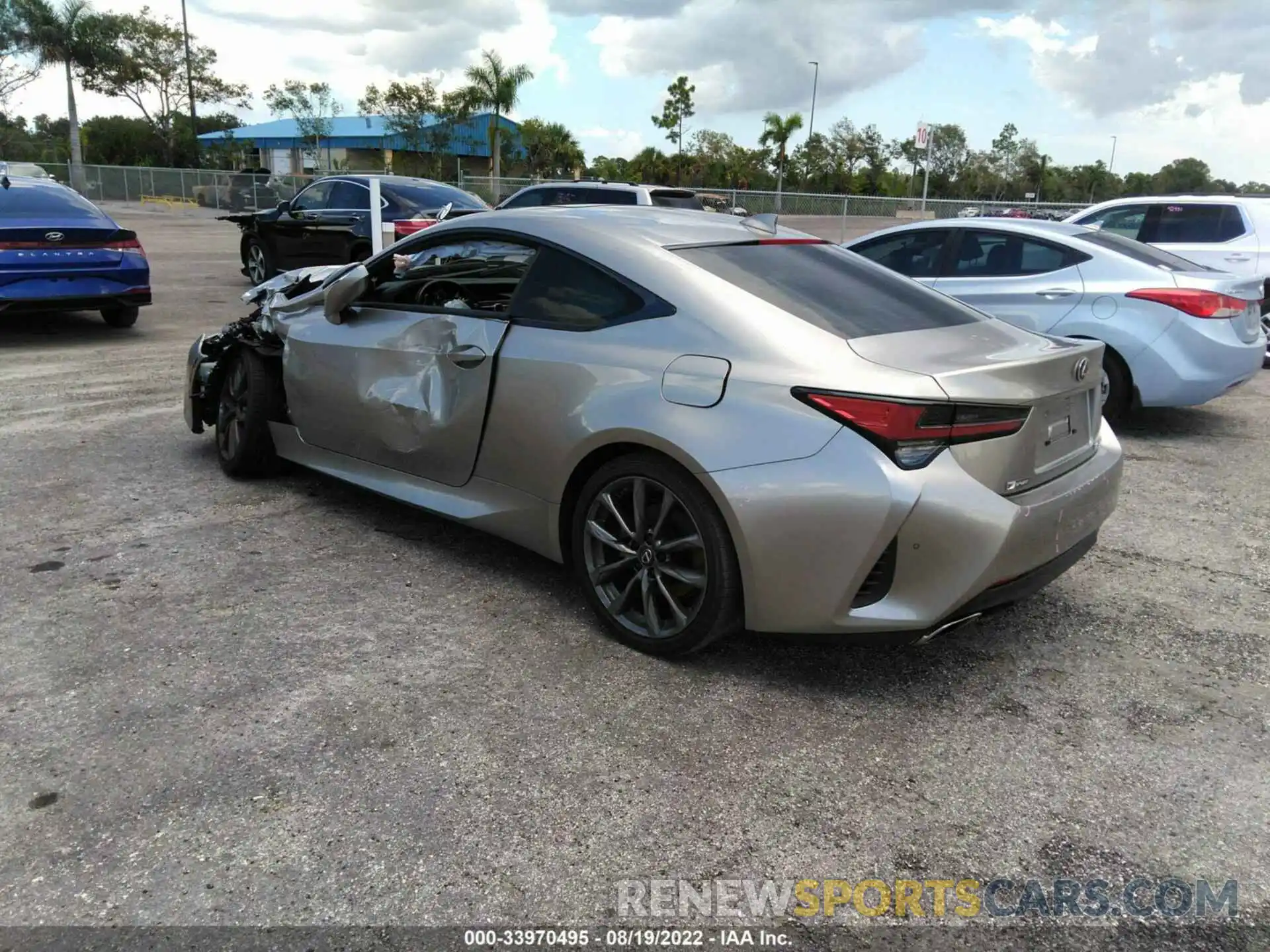 3 Photograph of a damaged car JTHGZ5BC7L5021829 LEXUS RC 2020