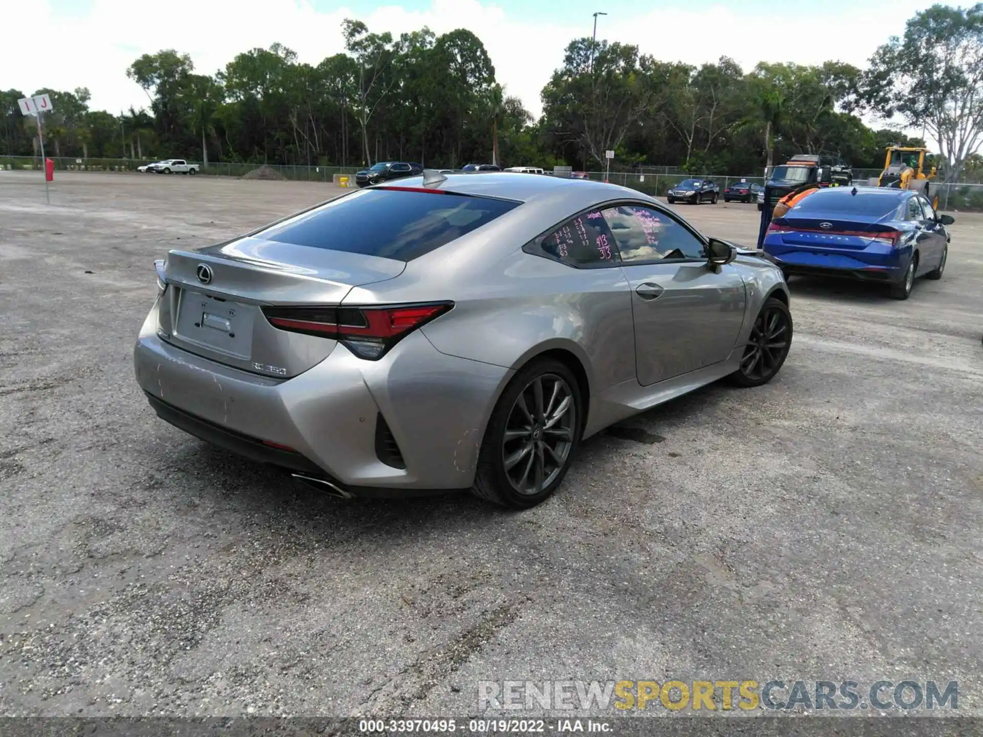 4 Photograph of a damaged car JTHGZ5BC7L5021829 LEXUS RC 2020