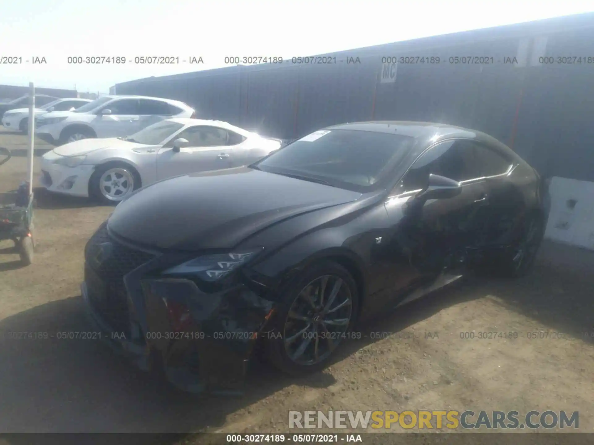 2 Фотография поврежденного автомобиля JTHGZ5BC9L5022500 LEXUS RC 2020