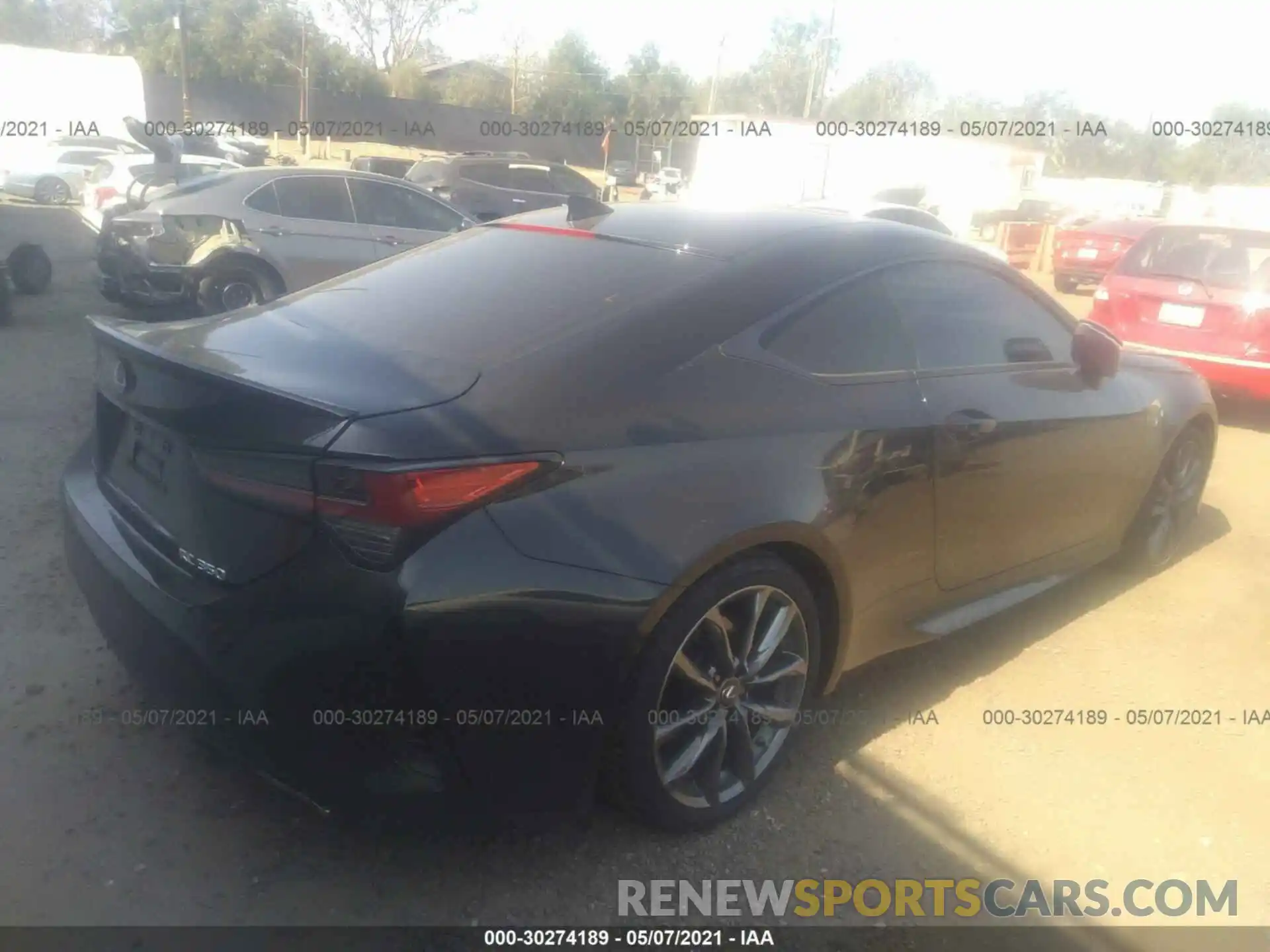 4 Photograph of a damaged car JTHGZ5BC9L5022500 LEXUS RC 2020