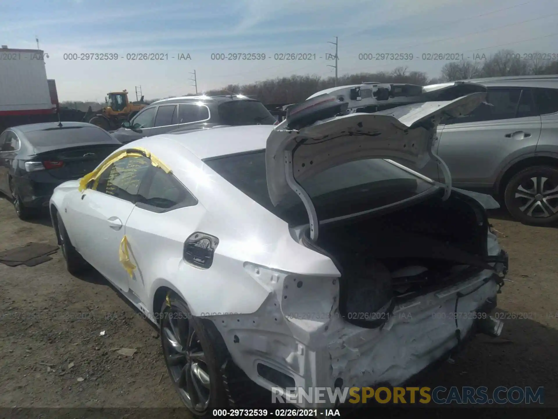 6 Фотография поврежденного автомобиля JTHGZ5DC9L5010148 LEXUS RC 2020