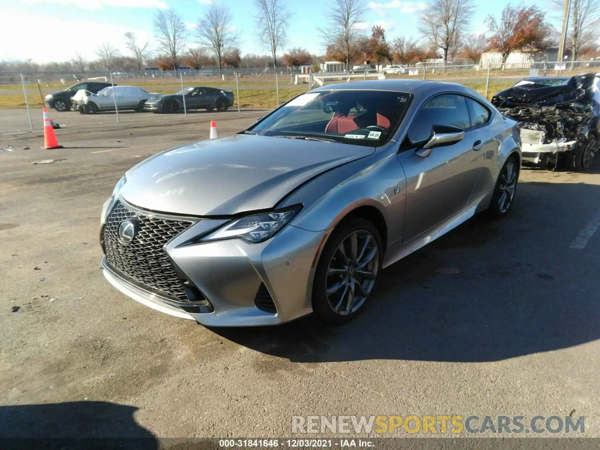 2 Фотография поврежденного автомобиля JTHGZ5DCXL5010465 LEXUS RC 2020