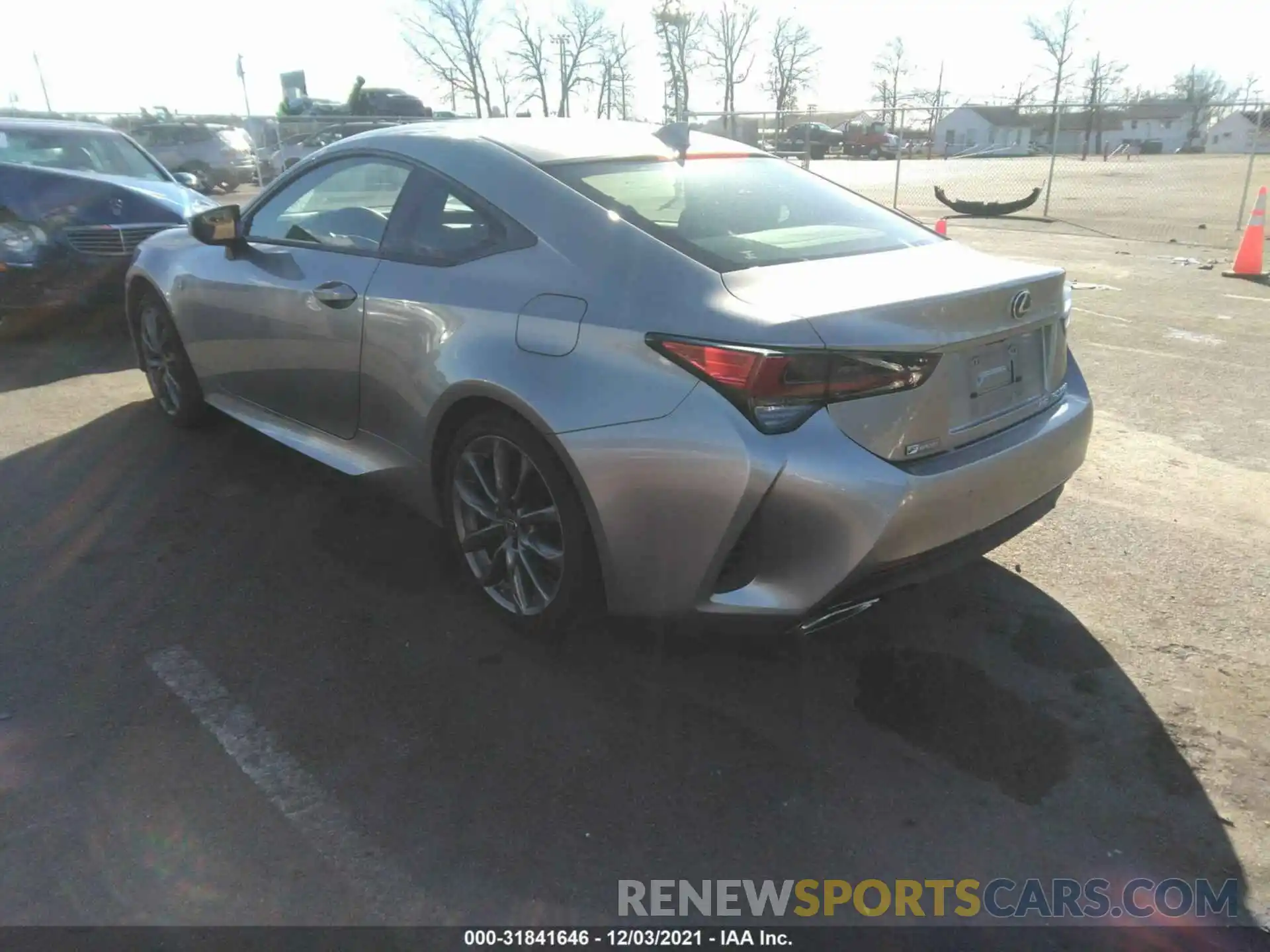 3 Photograph of a damaged car JTHGZ5DCXL5010465 LEXUS RC 2020