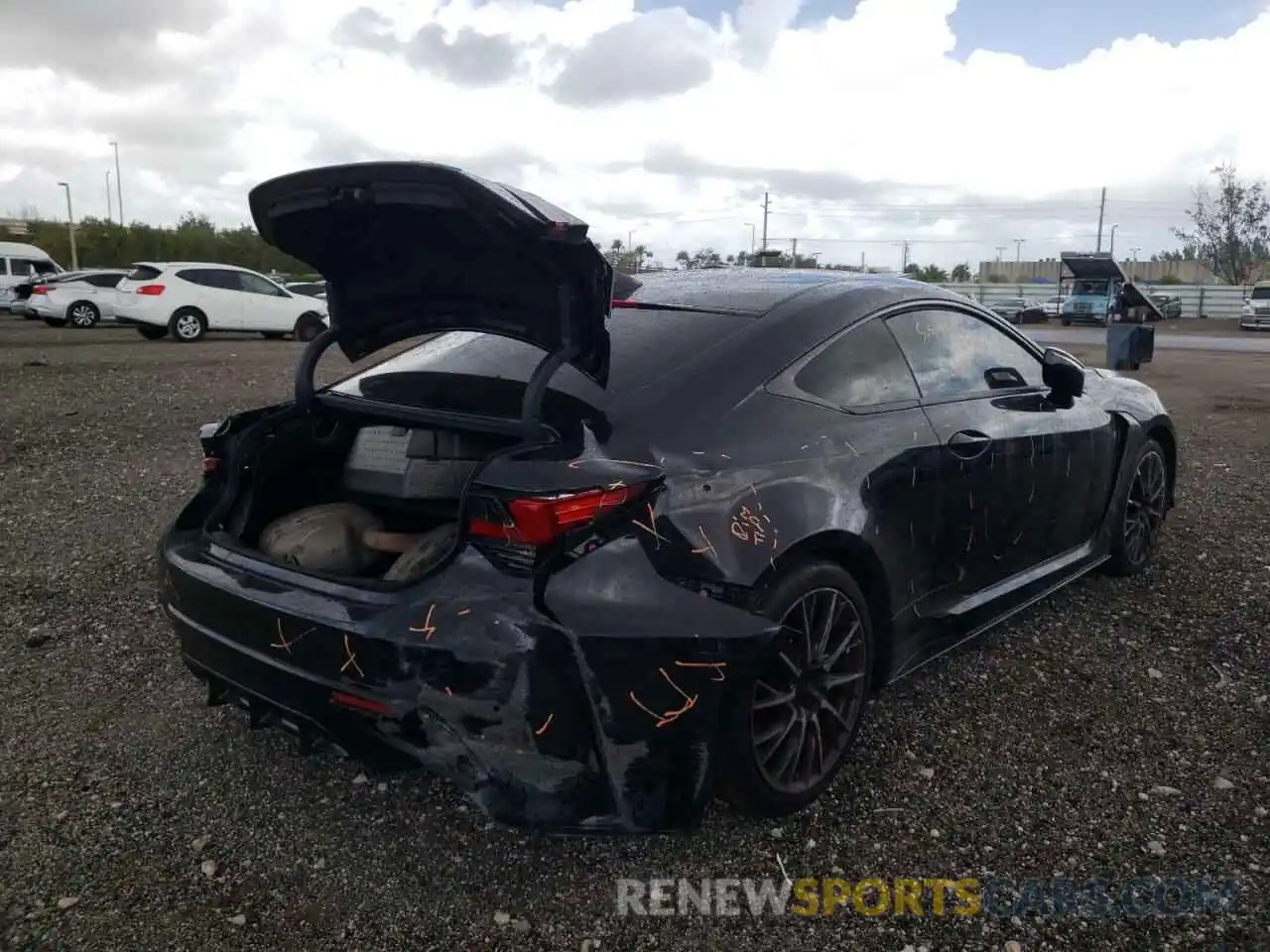 4 Photograph of a damaged car JTHJP5BC3L5007731 LEXUS RC 2020