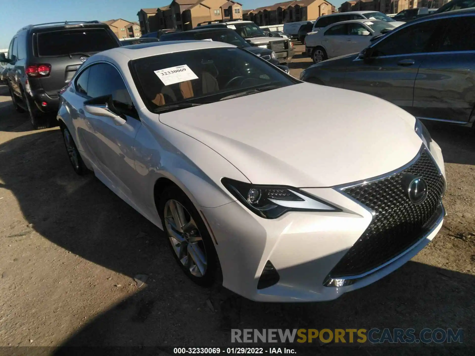 1 Photograph of a damaged car JTHAA5BC9M5011270 LEXUS RC 2021