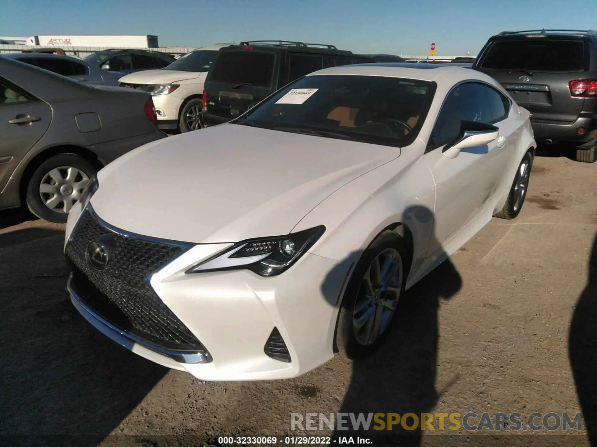 2 Photograph of a damaged car JTHAA5BC9M5011270 LEXUS RC 2021