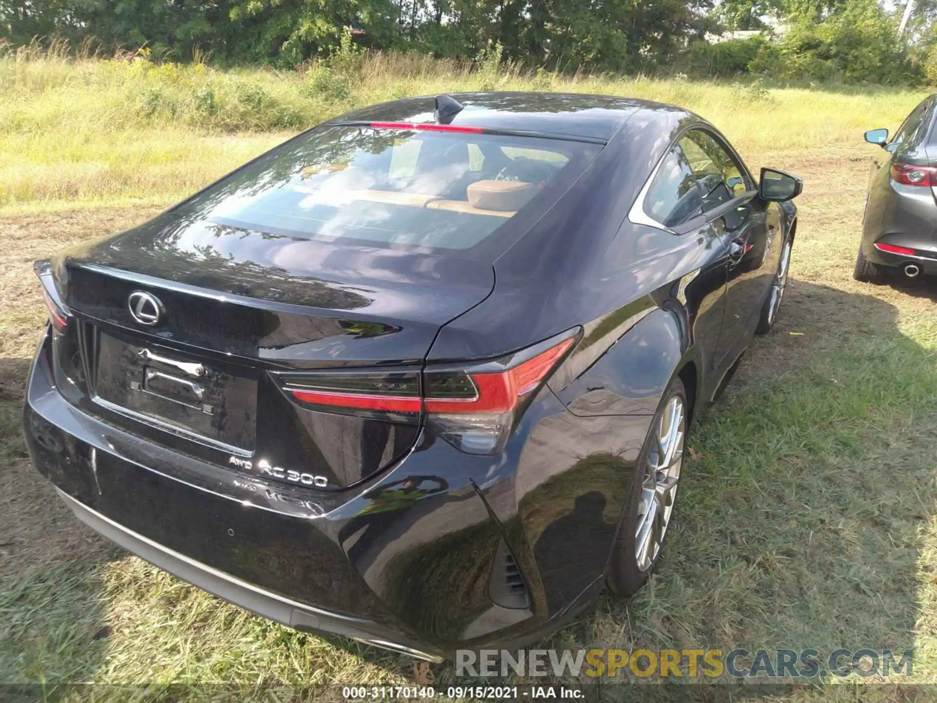 4 Photograph of a damaged car JTHD85EC7M5006234 LEXUS RC 2021