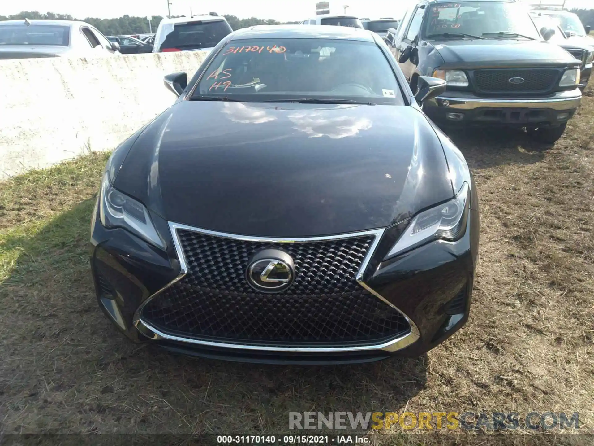 6 Фотография поврежденного автомобиля JTHD85EC7M5006234 LEXUS RC 2021