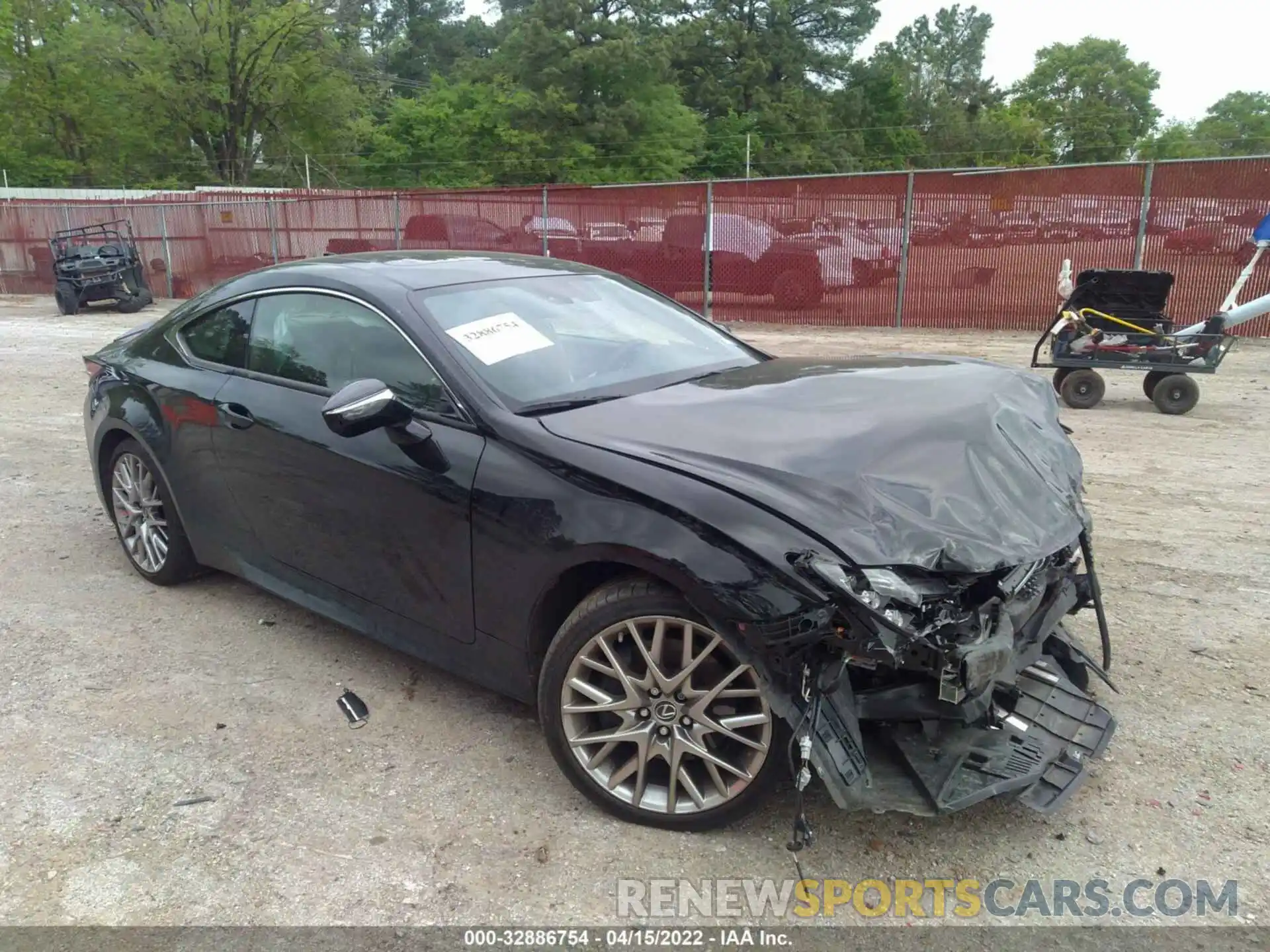 1 Photograph of a damaged car JTHDZ5BC7M5023309 LEXUS RC 2021