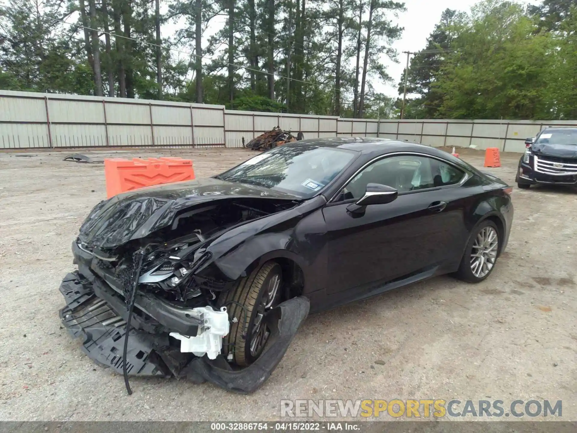 2 Photograph of a damaged car JTHDZ5BC7M5023309 LEXUS RC 2021