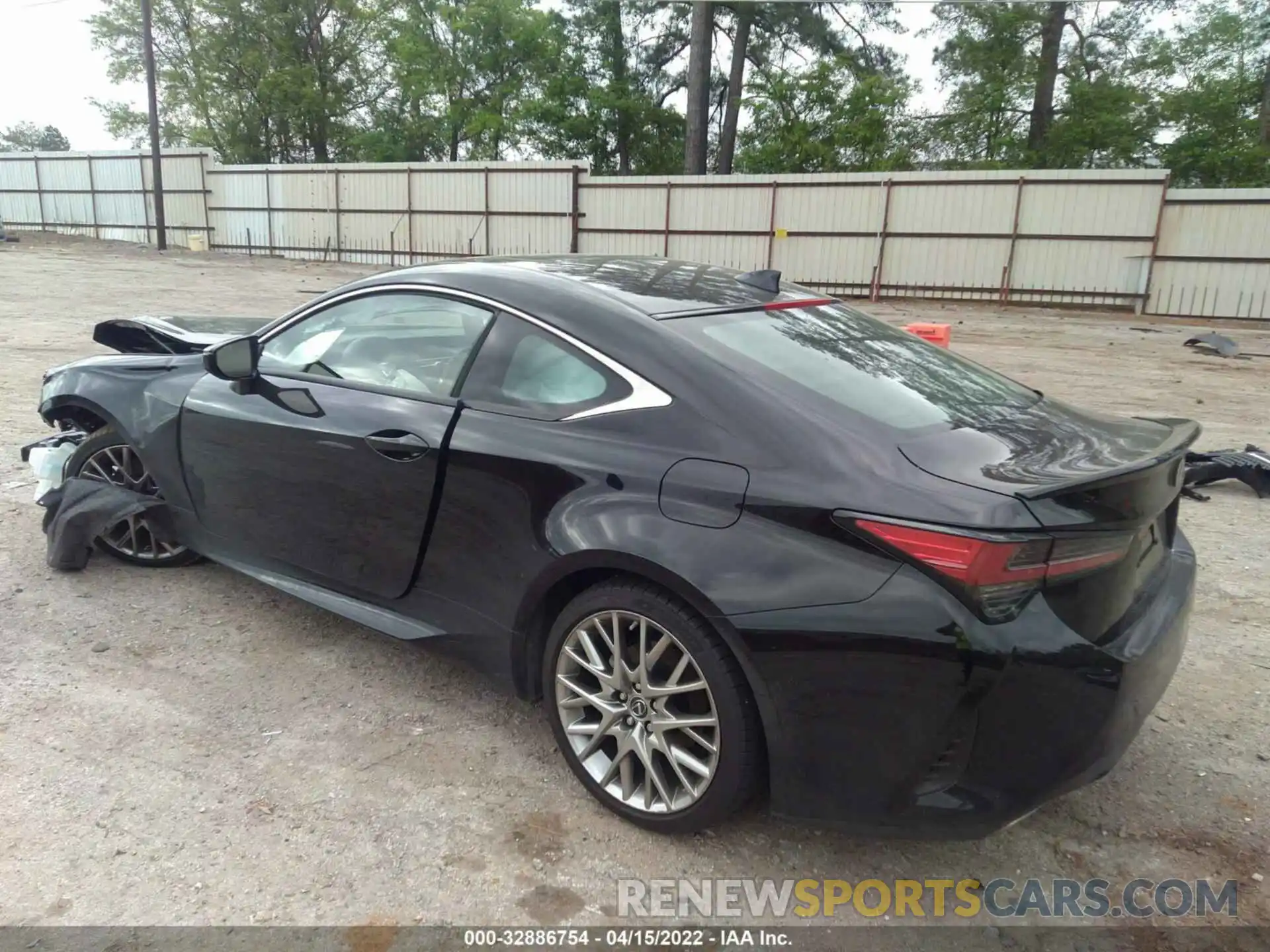 3 Фотография поврежденного автомобиля JTHDZ5BC7M5023309 LEXUS RC 2021