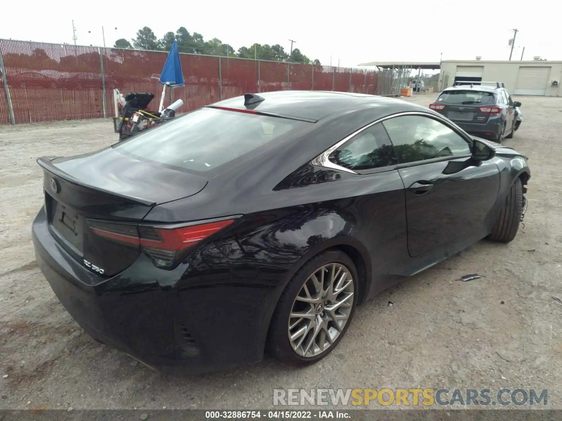 4 Photograph of a damaged car JTHDZ5BC7M5023309 LEXUS RC 2021