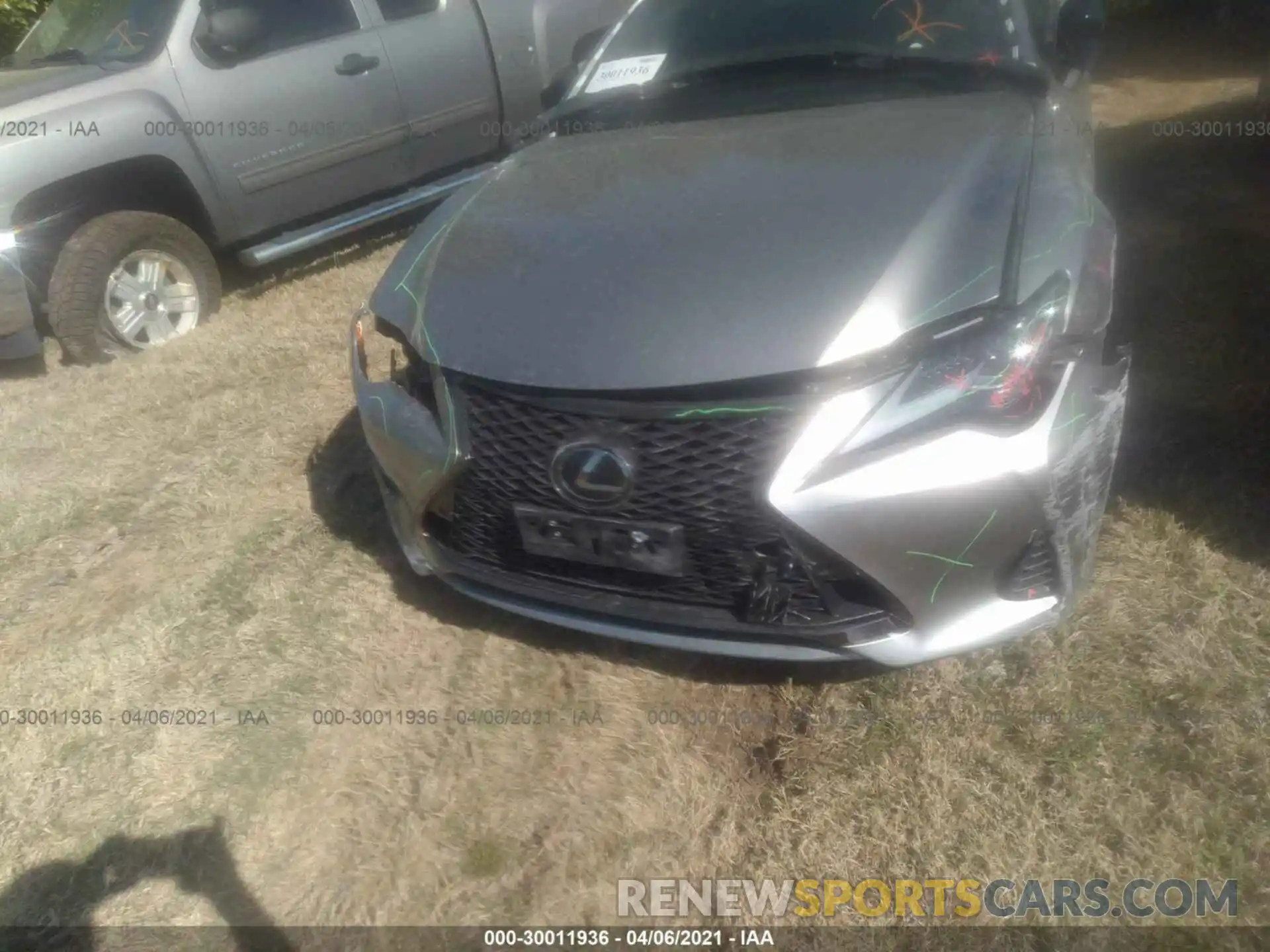 6 Photograph of a damaged car JTHG85EC0M5006153 LEXUS RC 2021