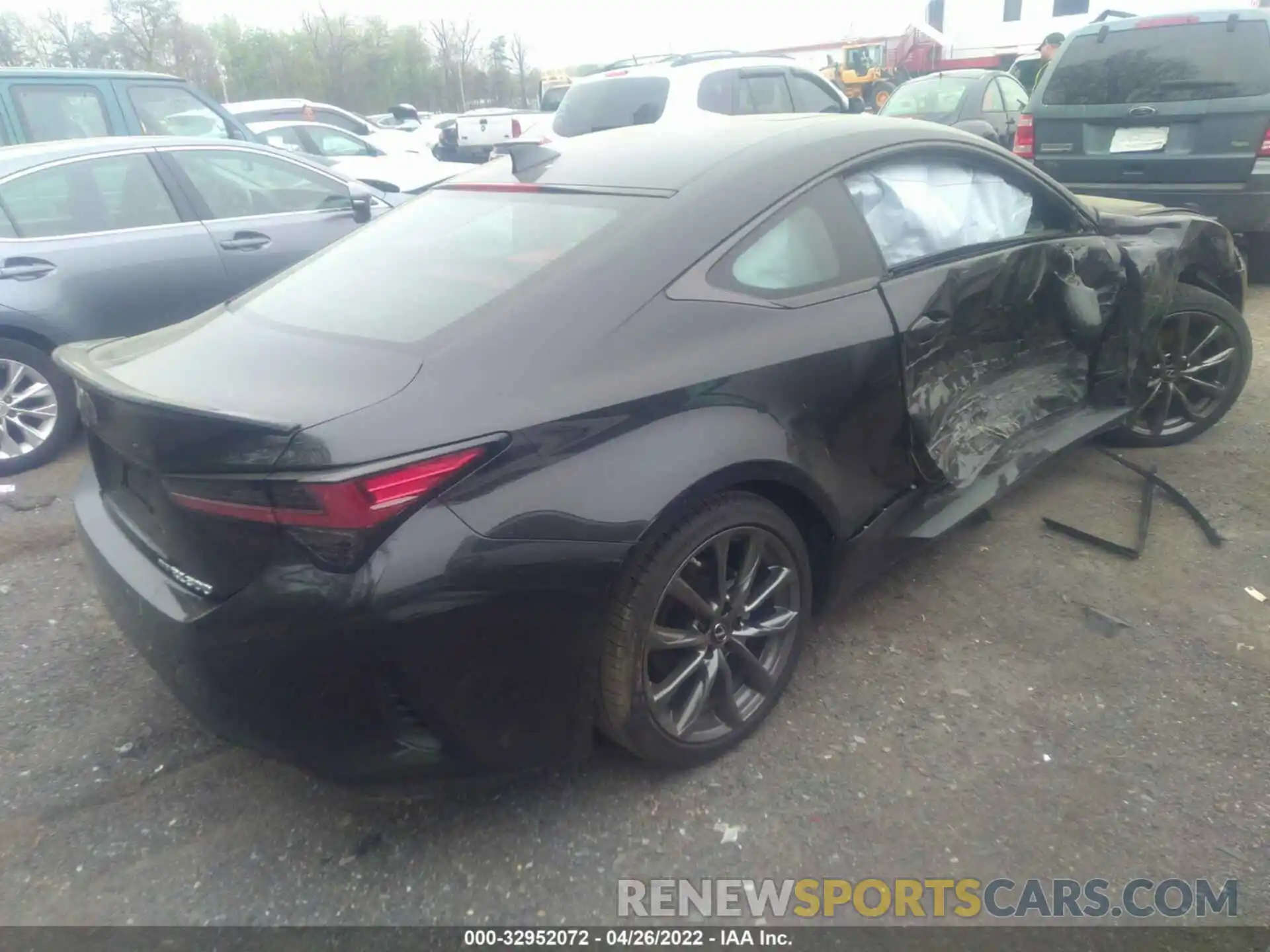 4 Photograph of a damaged car JTHG85EC4M5006432 LEXUS RC 2021