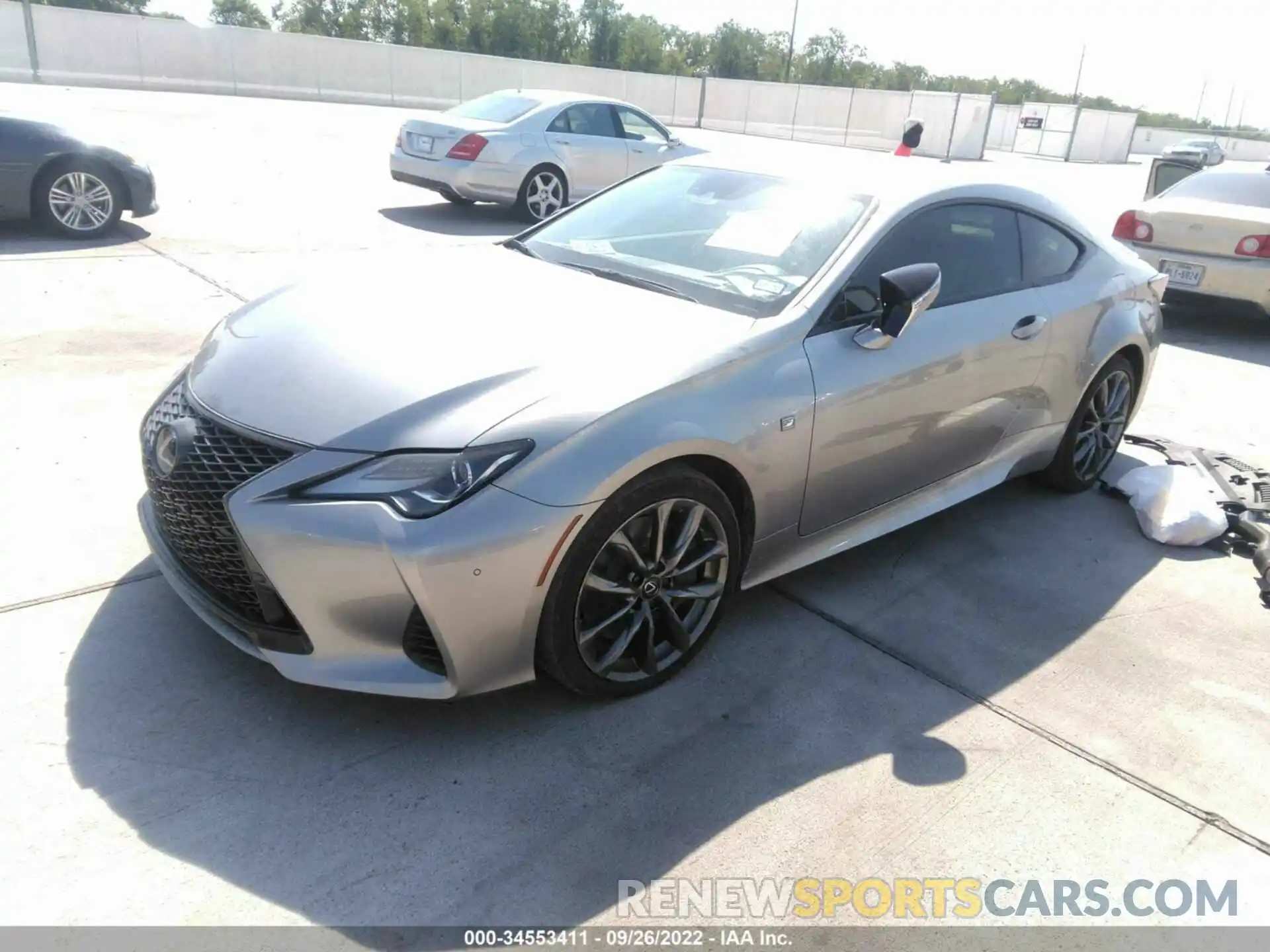 2 Photograph of a damaged car JTHGA5BC1M5011158 LEXUS RC 2021