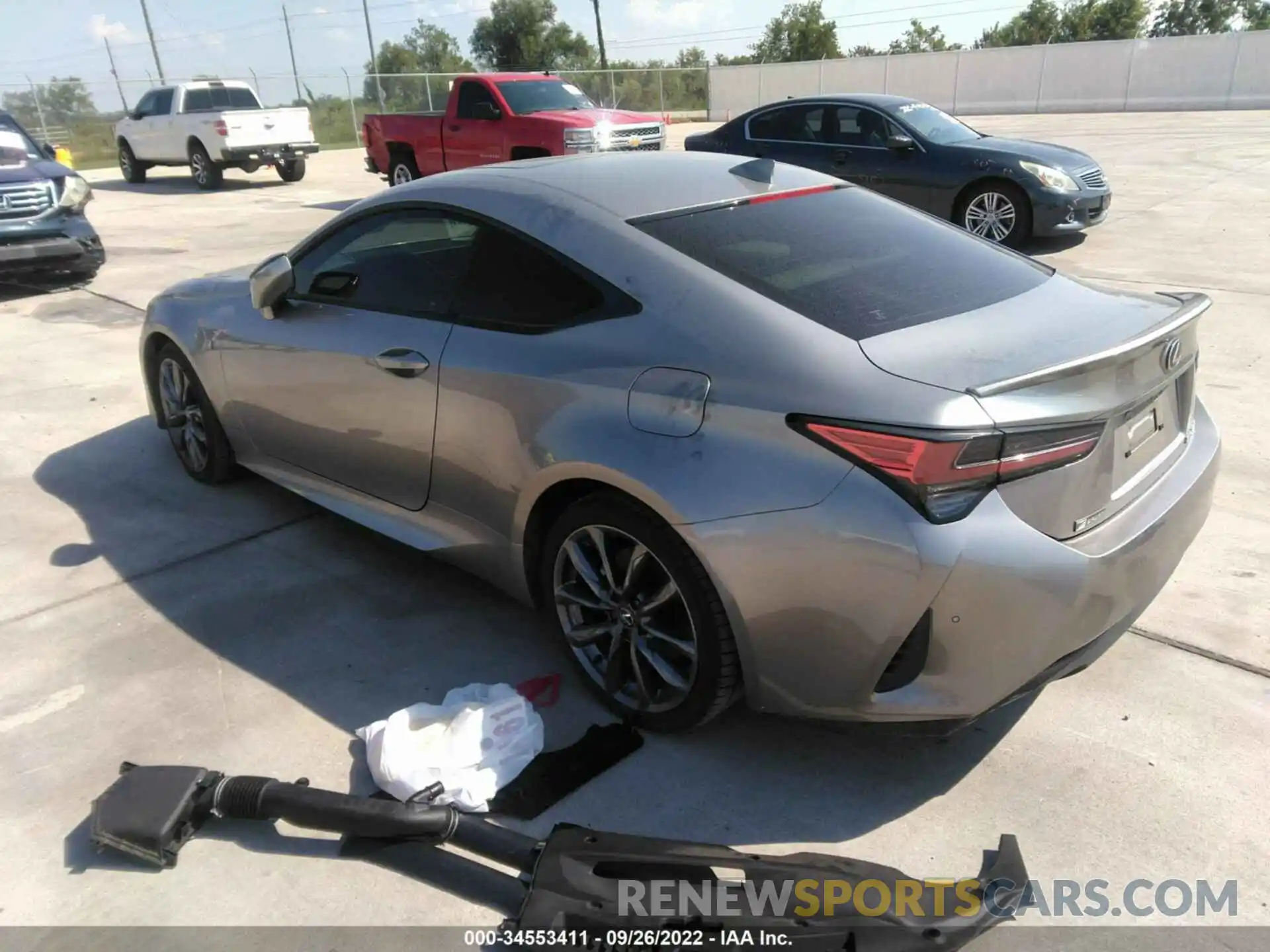 3 Photograph of a damaged car JTHGA5BC1M5011158 LEXUS RC 2021