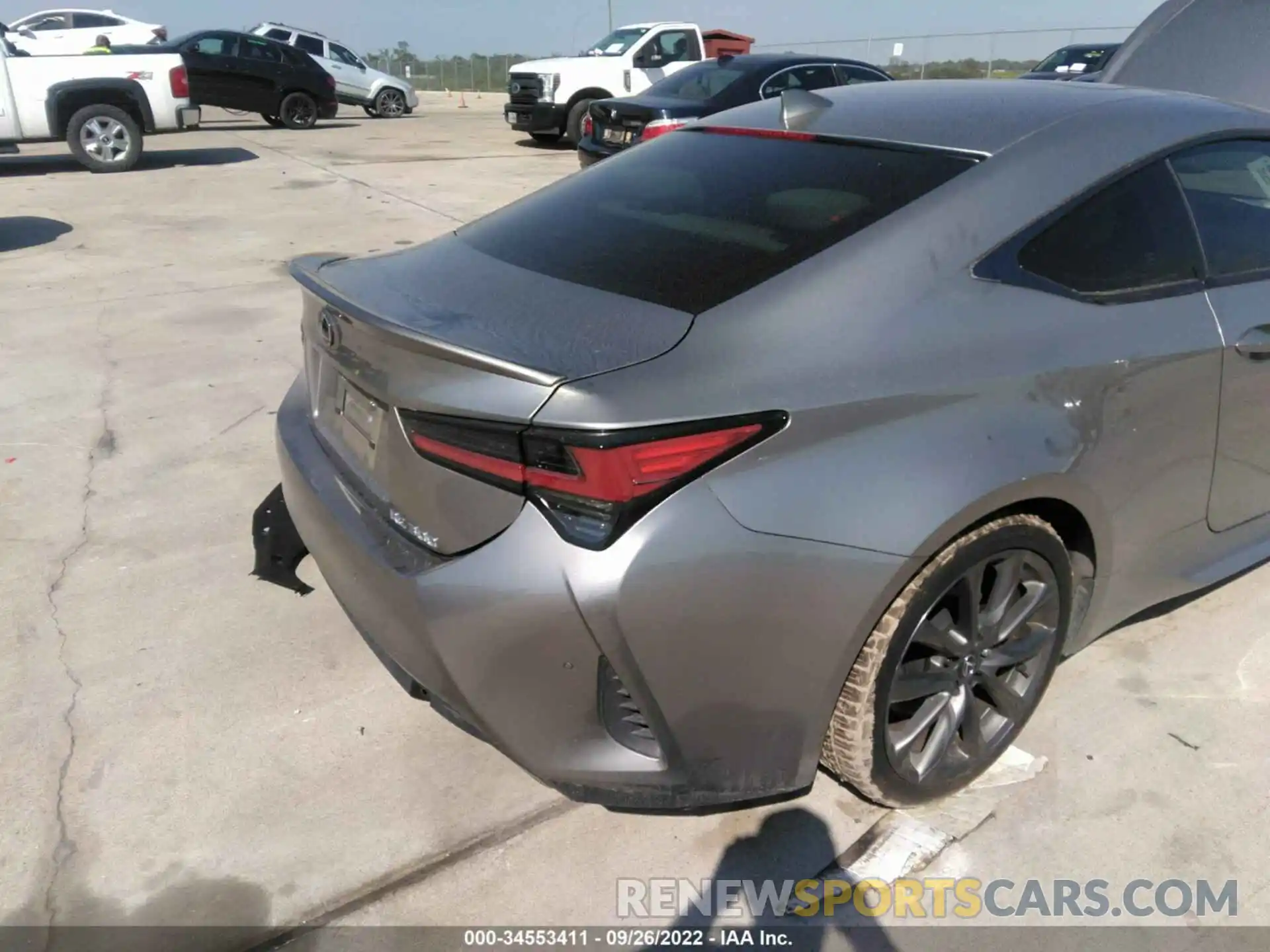 6 Photograph of a damaged car JTHGA5BC1M5011158 LEXUS RC 2021