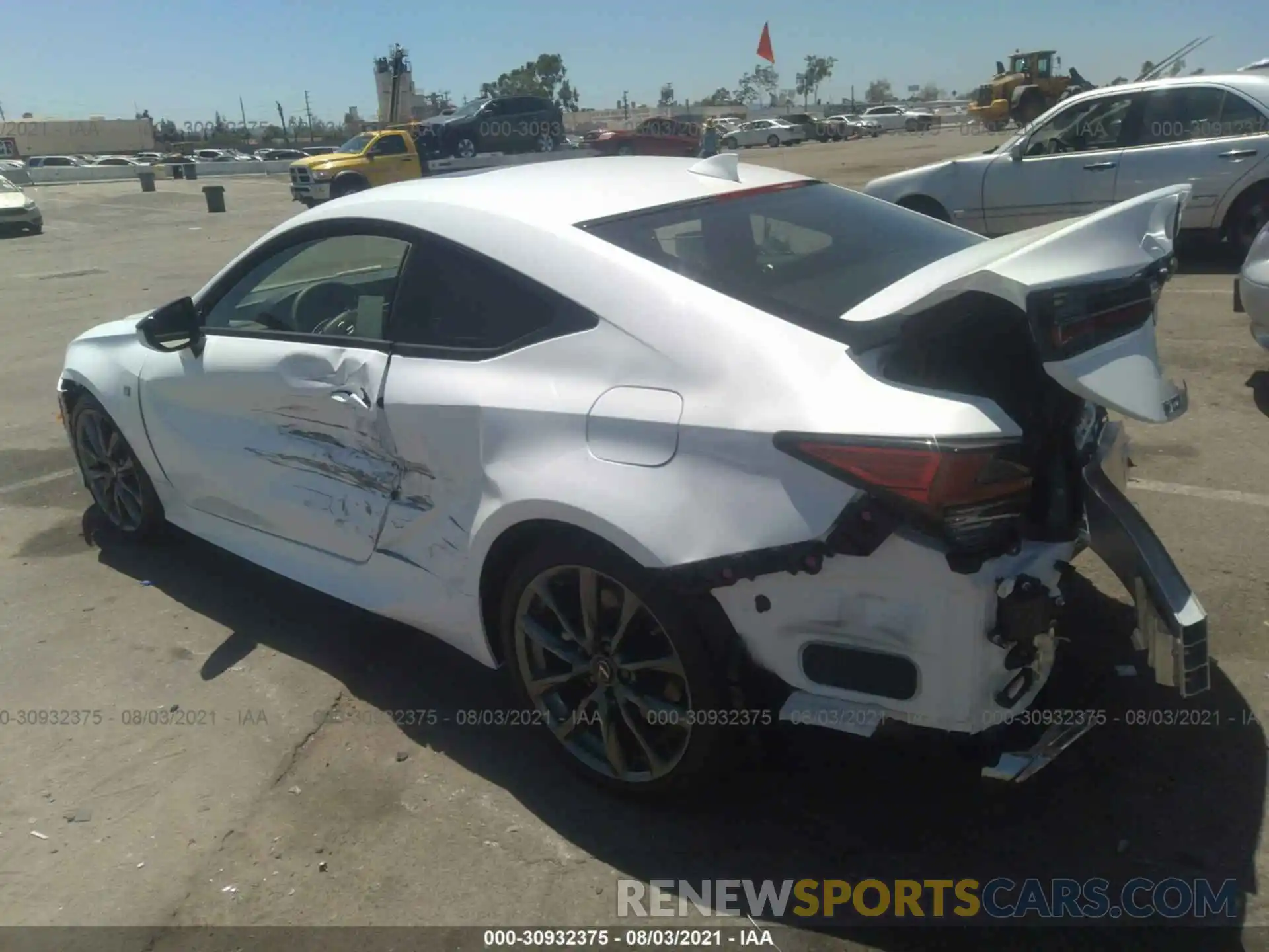 3 Photograph of a damaged car JTHGZ5BC0M5024590 LEXUS RC 2021