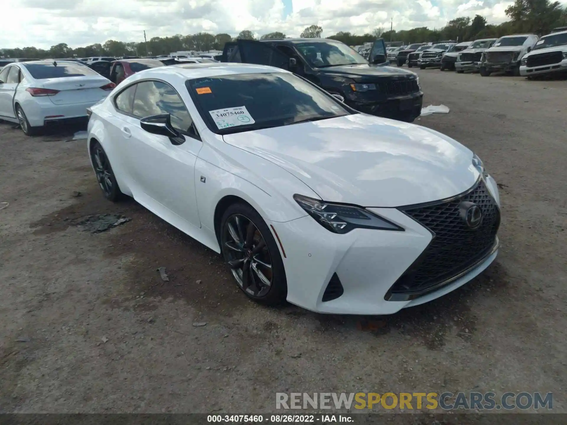 1 Photograph of a damaged car JTHGZ5BC5M5023547 LEXUS RC 2021