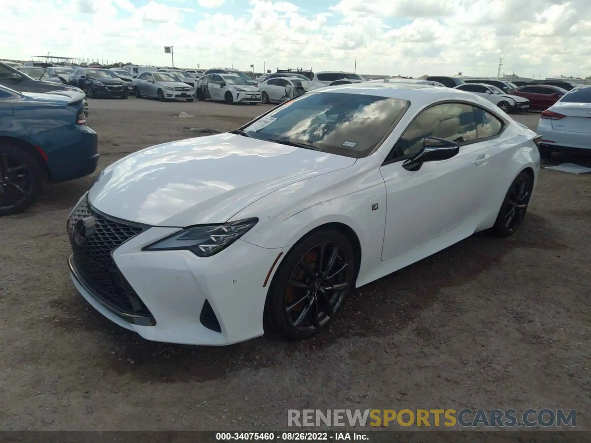 2 Photograph of a damaged car JTHGZ5BC5M5023547 LEXUS RC 2021