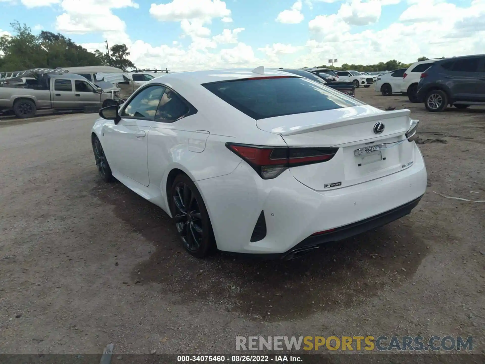 3 Photograph of a damaged car JTHGZ5BC5M5023547 LEXUS RC 2021