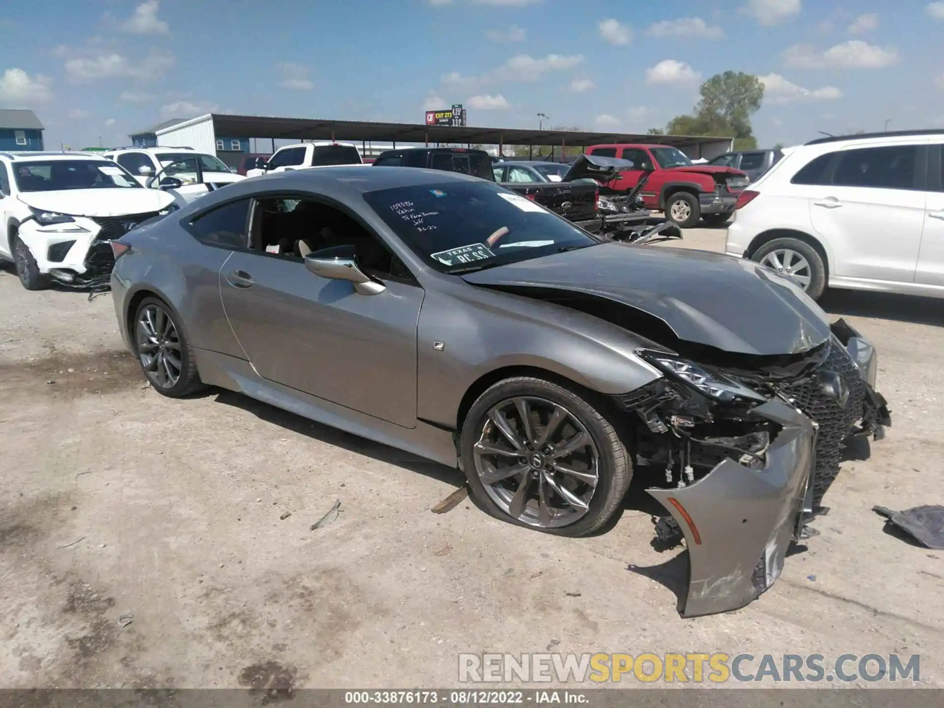 1 Photograph of a damaged car JTHGZ5BC6M5023332 LEXUS RC 2021