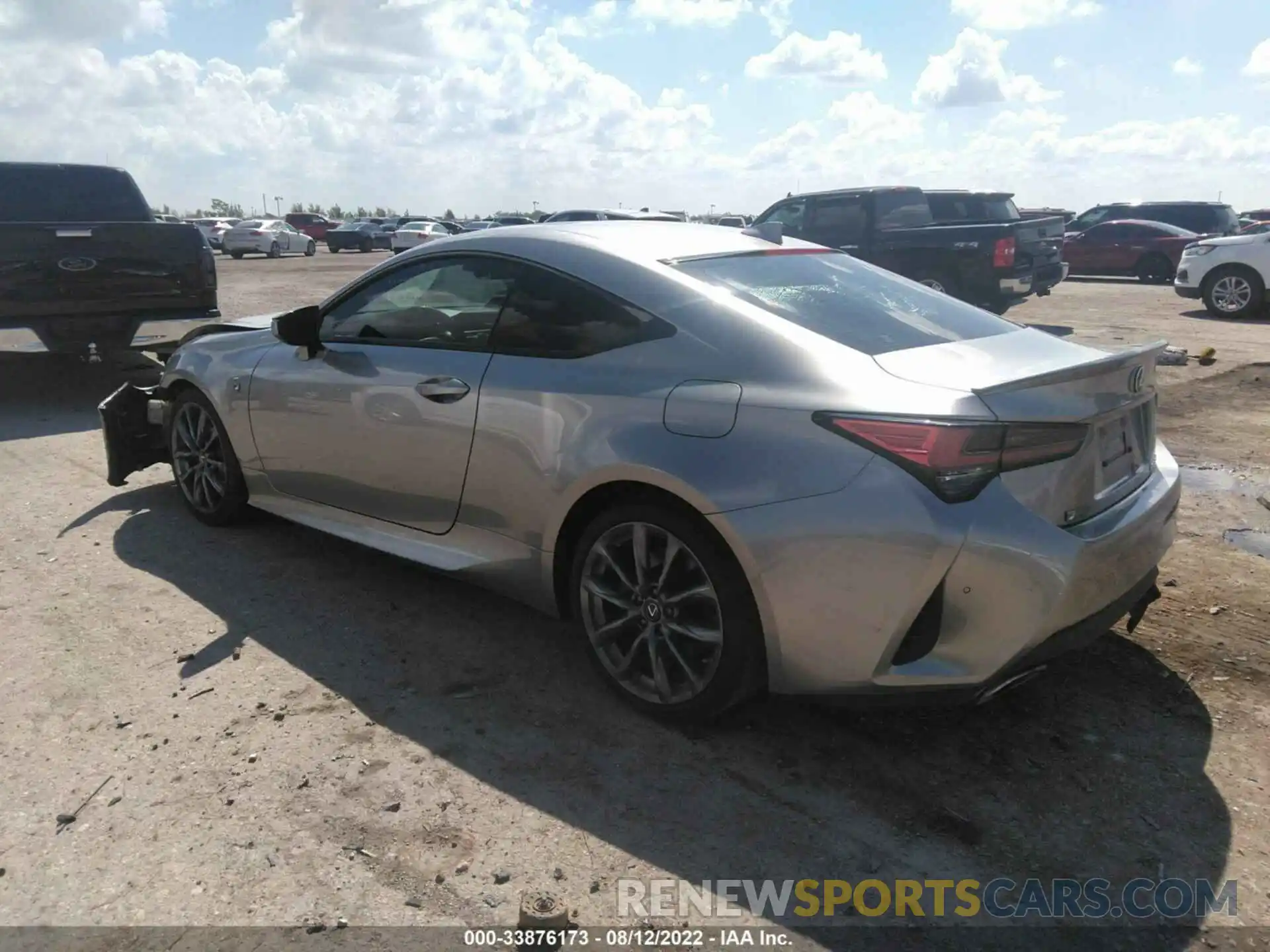 3 Photograph of a damaged car JTHGZ5BC6M5023332 LEXUS RC 2021