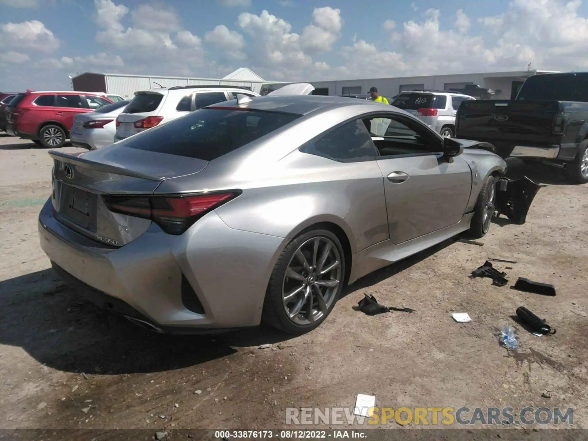 4 Photograph of a damaged car JTHGZ5BC6M5023332 LEXUS RC 2021