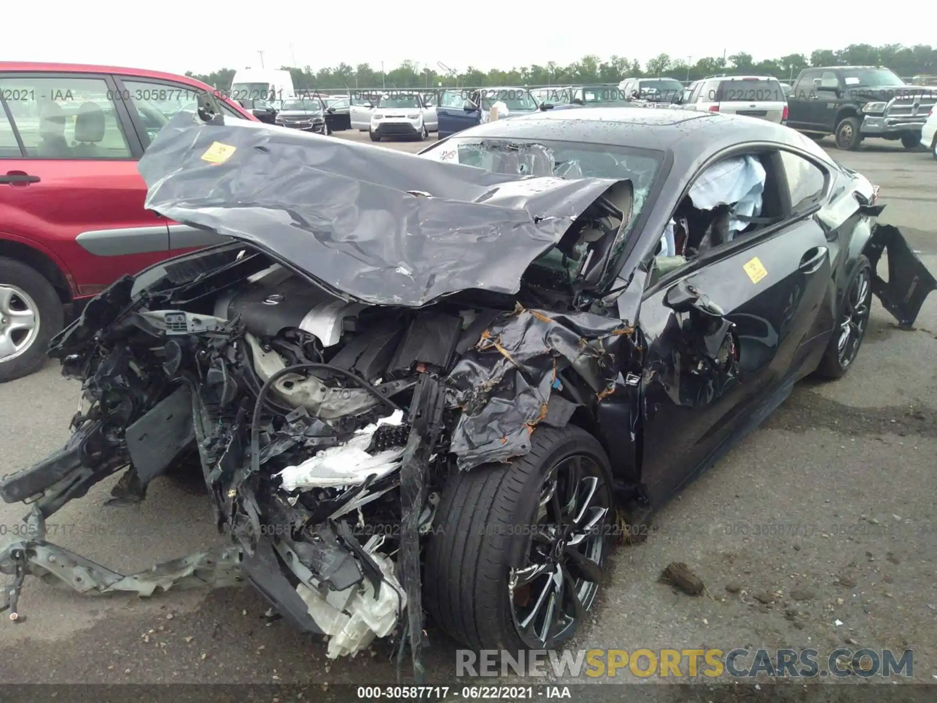 6 Photograph of a damaged car JTHGZ5BC8M5023459 LEXUS RC 2021