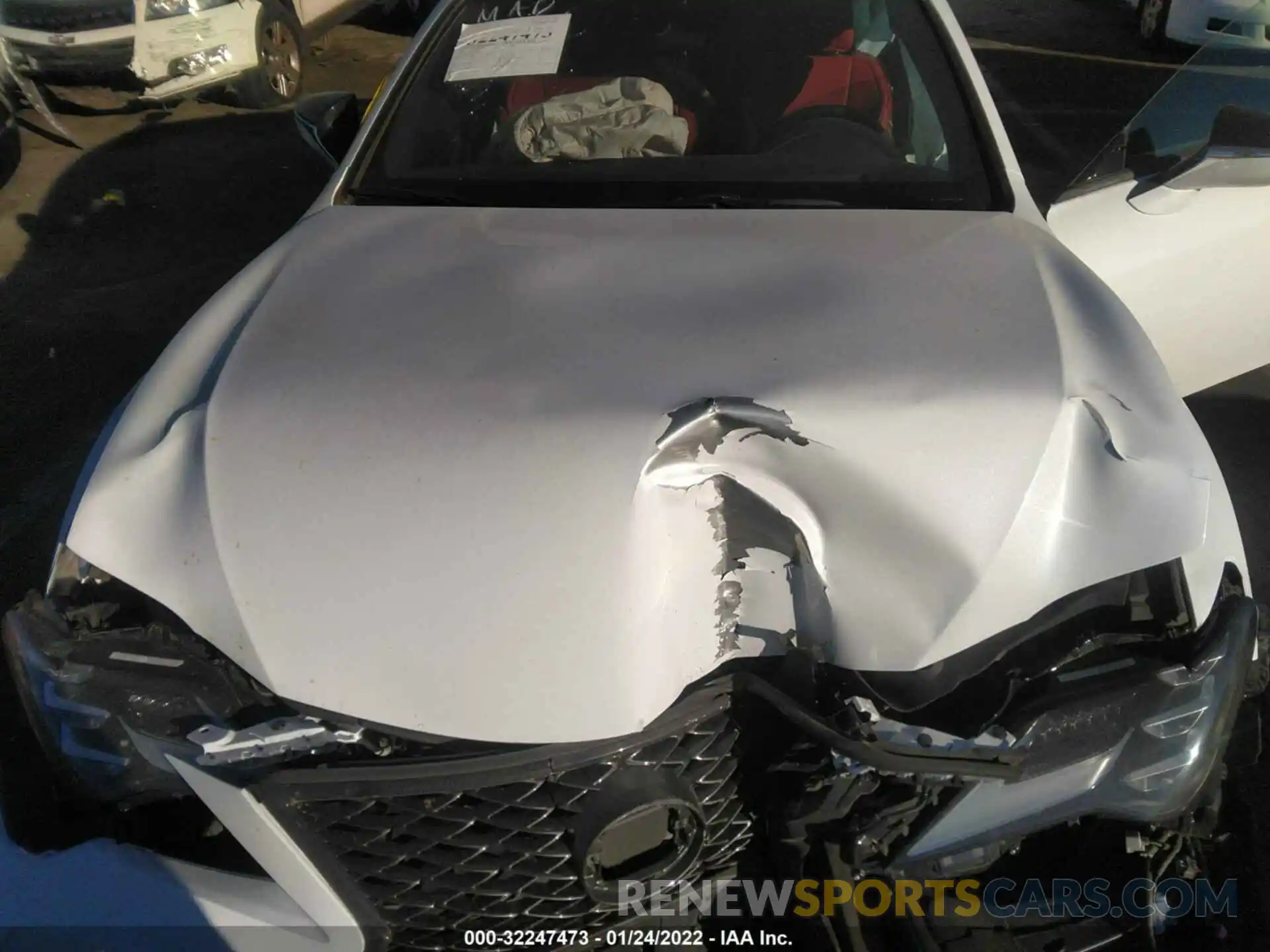 10 Photograph of a damaged car JTHGZ5BC9M5023518 LEXUS RC 2021