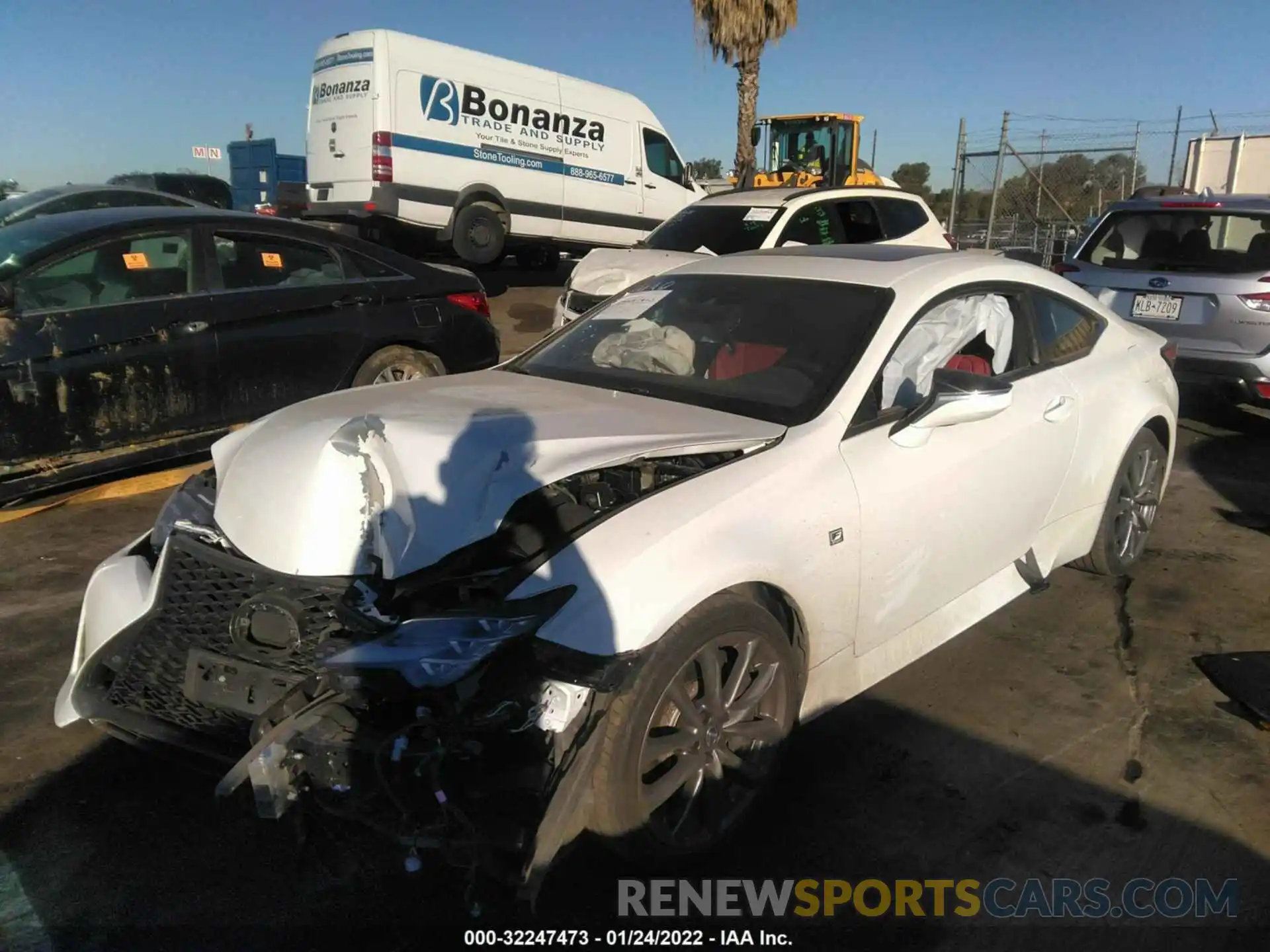 2 Photograph of a damaged car JTHGZ5BC9M5023518 LEXUS RC 2021