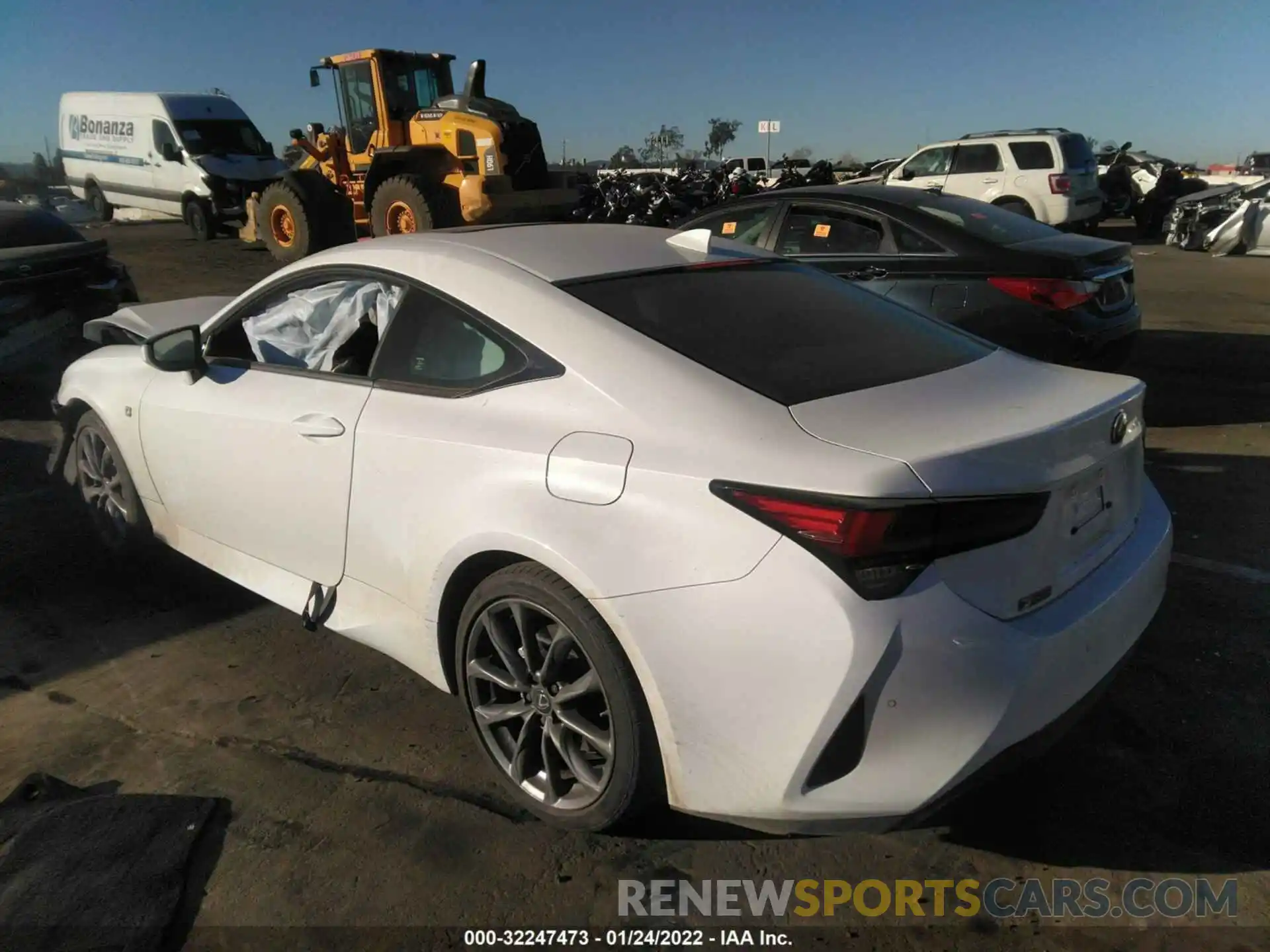 3 Фотография поврежденного автомобиля JTHGZ5BC9M5023518 LEXUS RC 2021