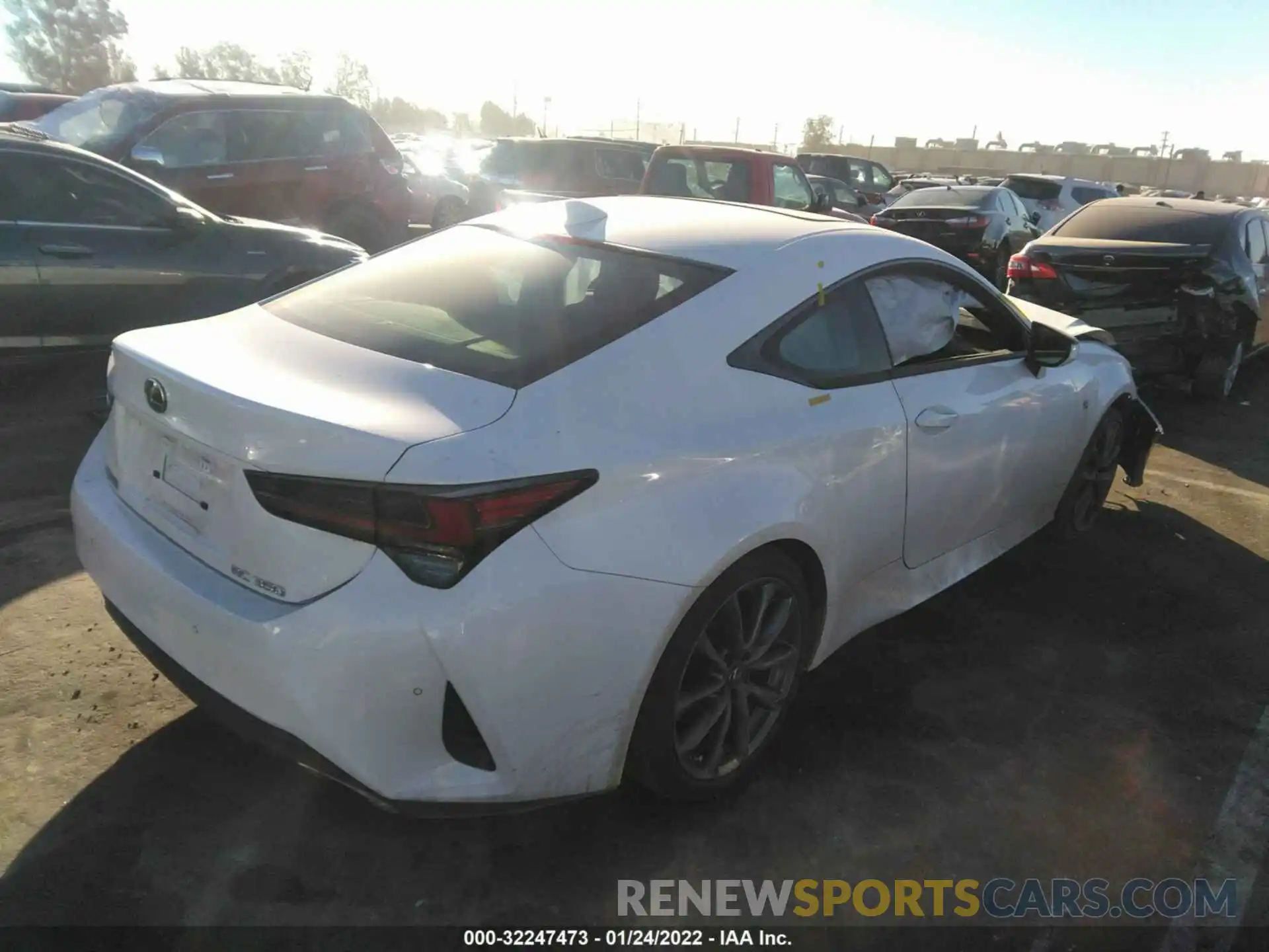 4 Фотография поврежденного автомобиля JTHGZ5BC9M5023518 LEXUS RC 2021