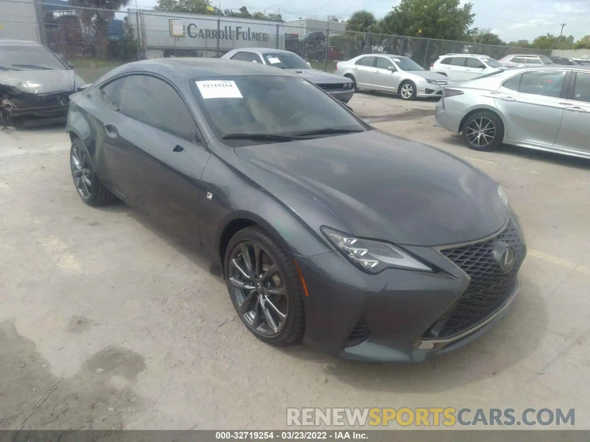 1 Photograph of a damaged car JTHGZ5BC9M5023664 LEXUS RC 2021