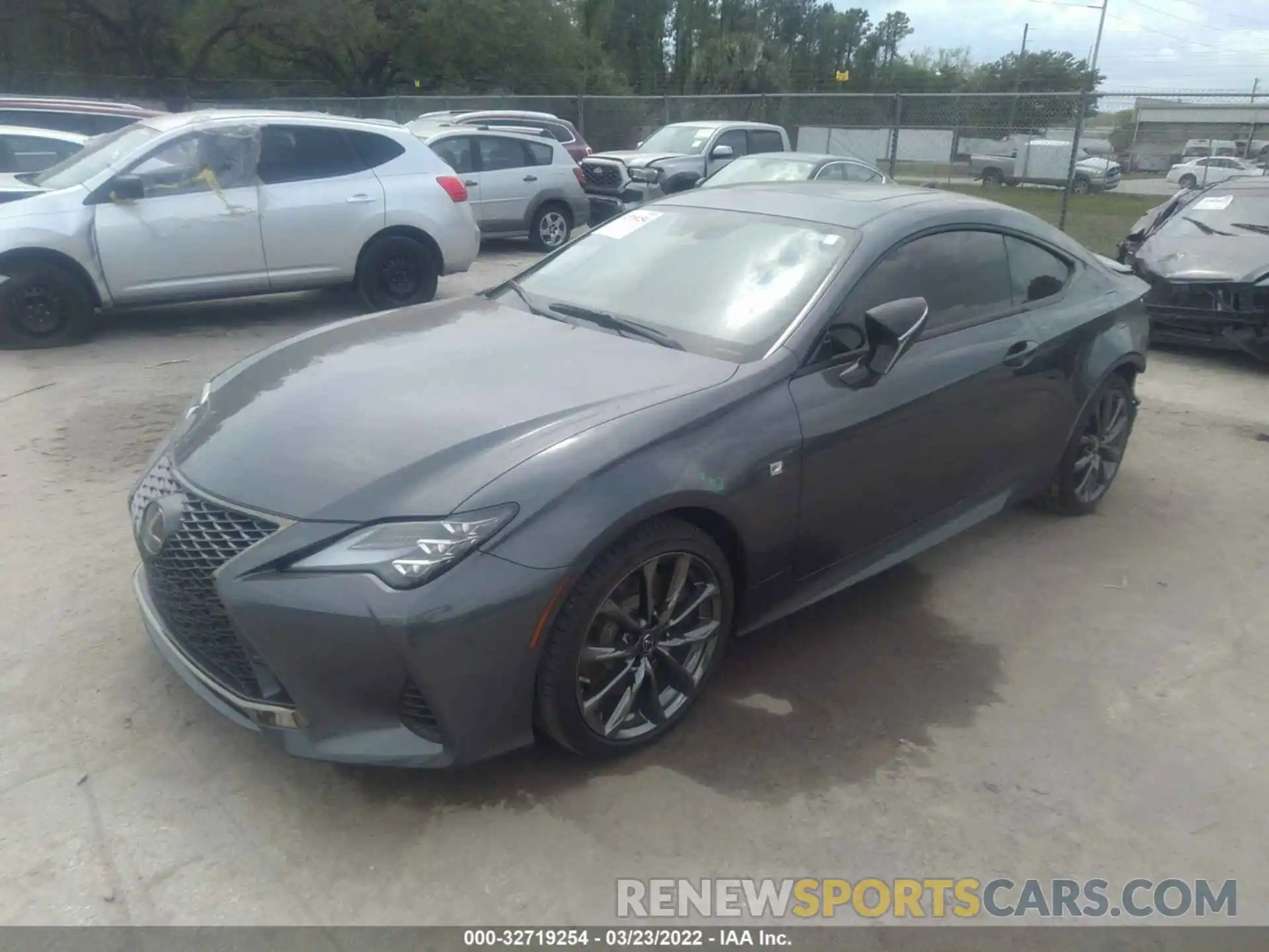 2 Photograph of a damaged car JTHGZ5BC9M5023664 LEXUS RC 2021