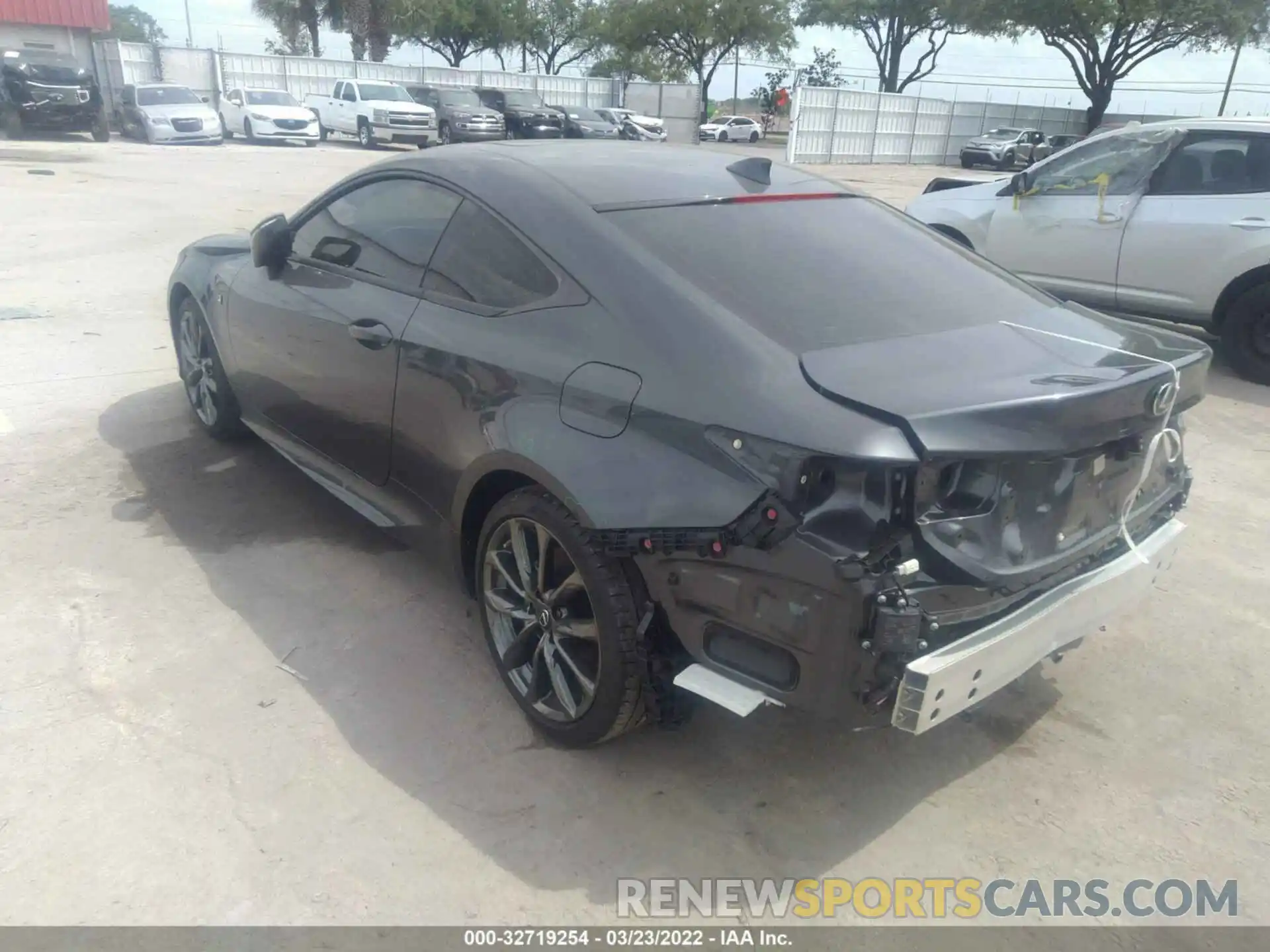 3 Photograph of a damaged car JTHGZ5BC9M5023664 LEXUS RC 2021