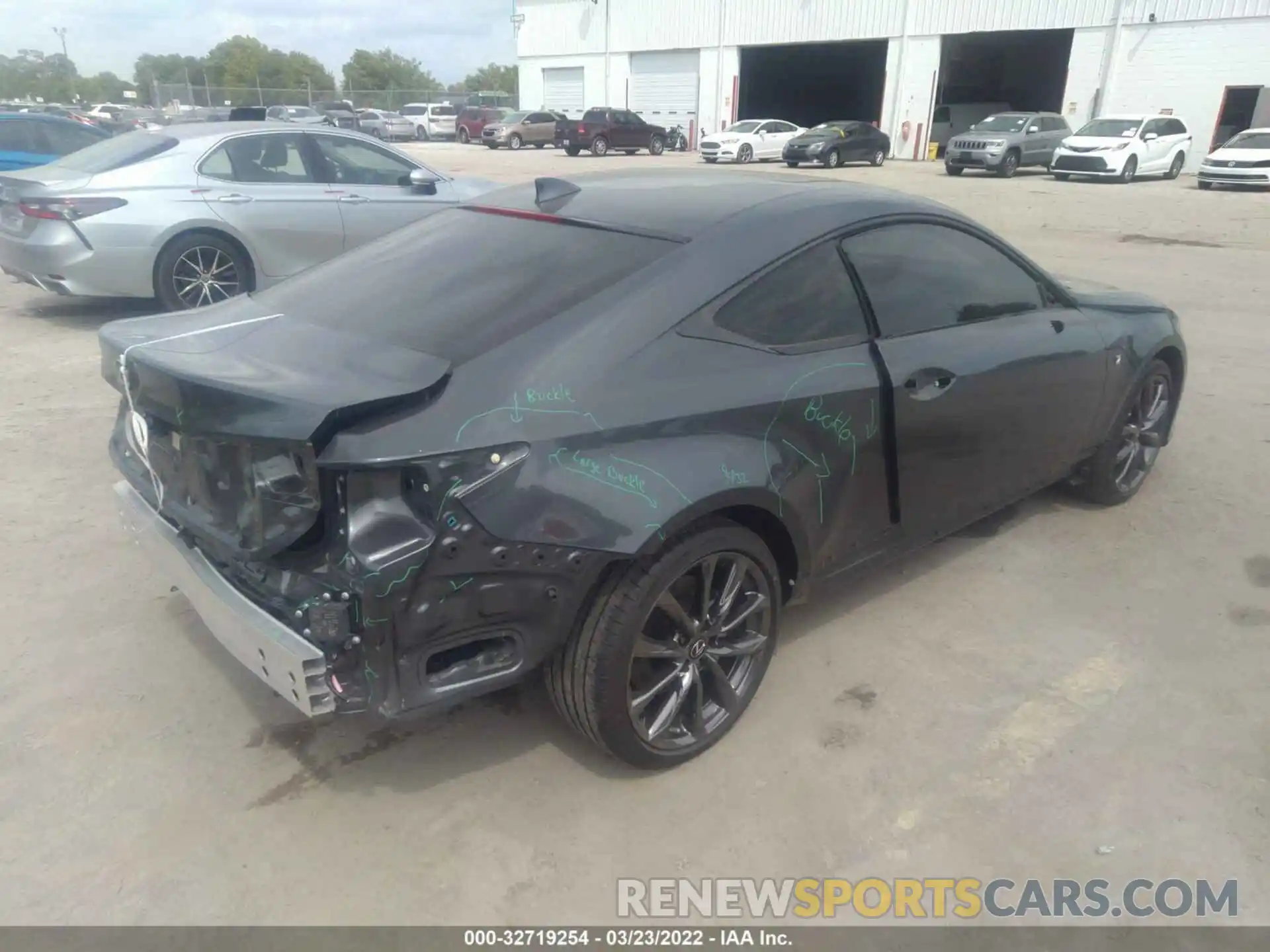 4 Photograph of a damaged car JTHGZ5BC9M5023664 LEXUS RC 2021