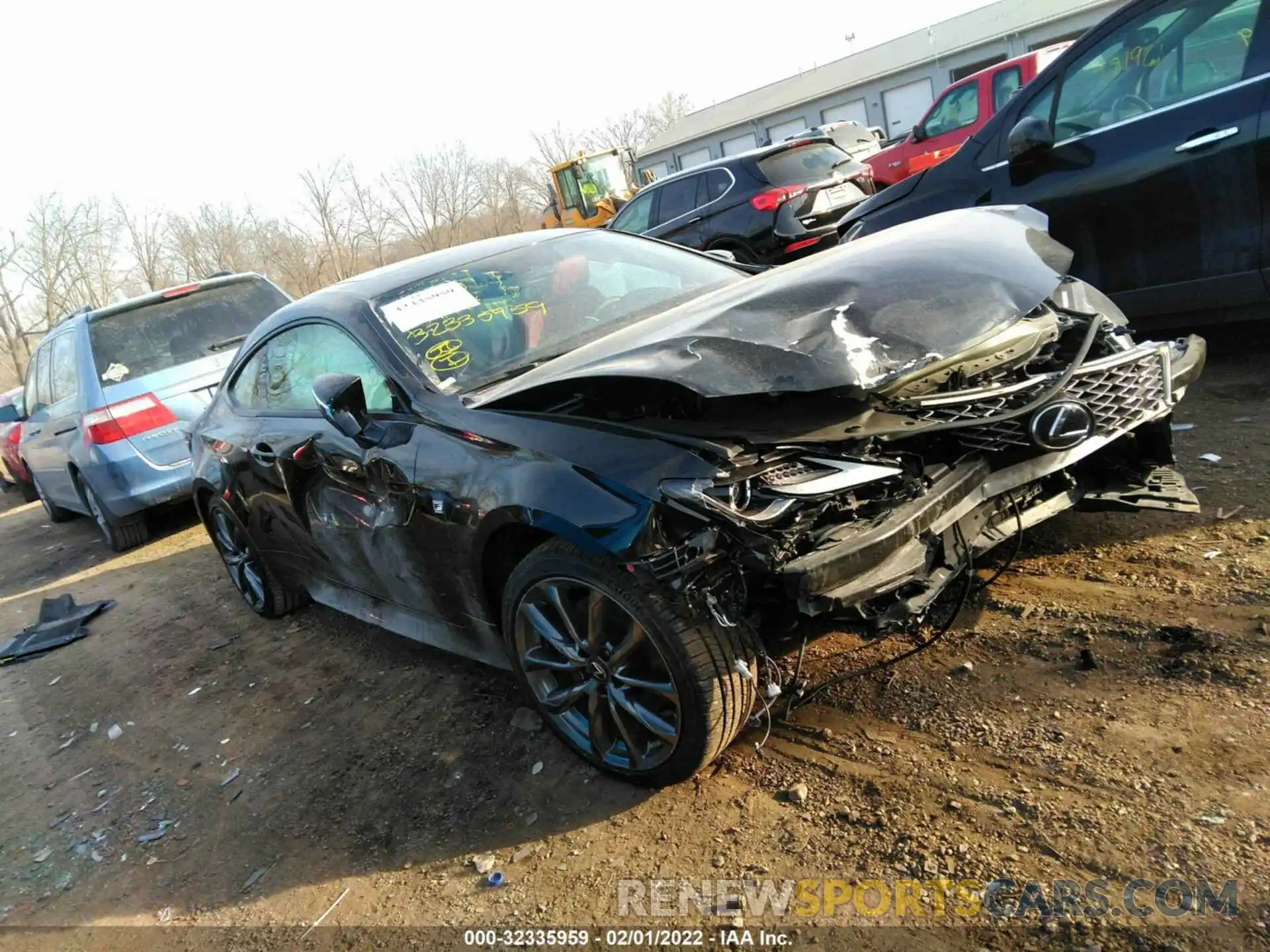 1 Photograph of a damaged car JTHGZ5DC5M5011136 LEXUS RC 2021