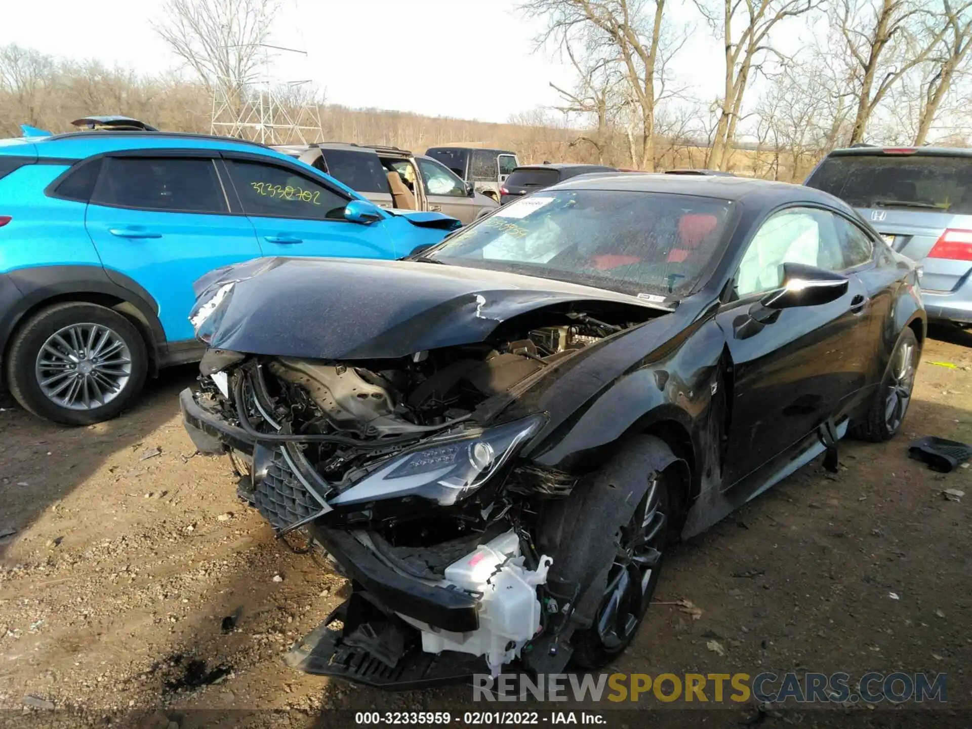 2 Photograph of a damaged car JTHGZ5DC5M5011136 LEXUS RC 2021