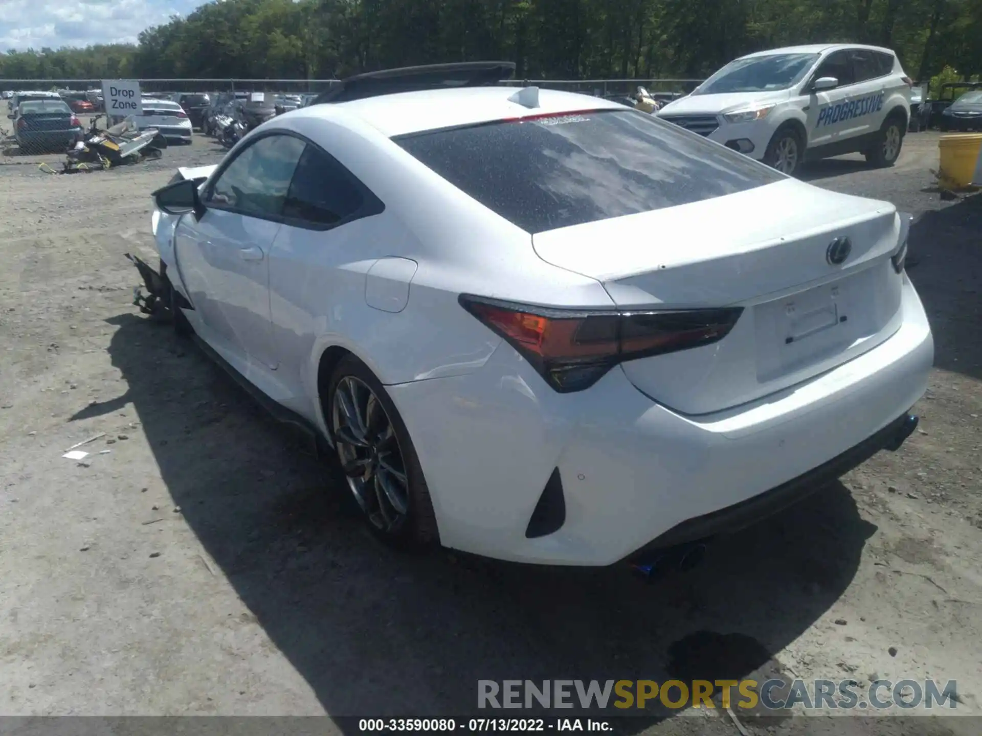 3 Photograph of a damaged car JTHGZ5DC8M5011096 LEXUS RC 2021