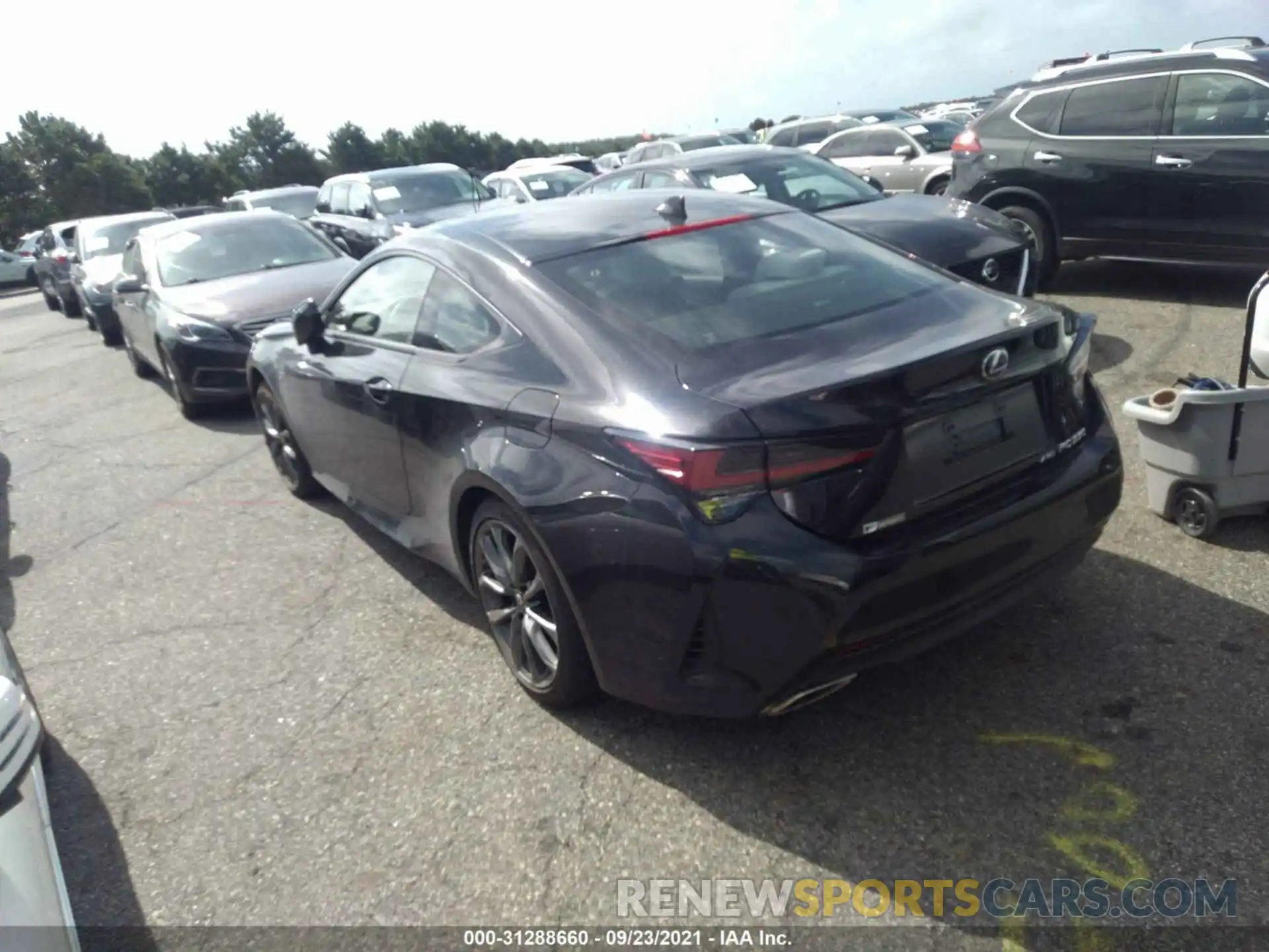 3 Photograph of a damaged car JTHGZ5DC9M5010944 LEXUS RC 2021