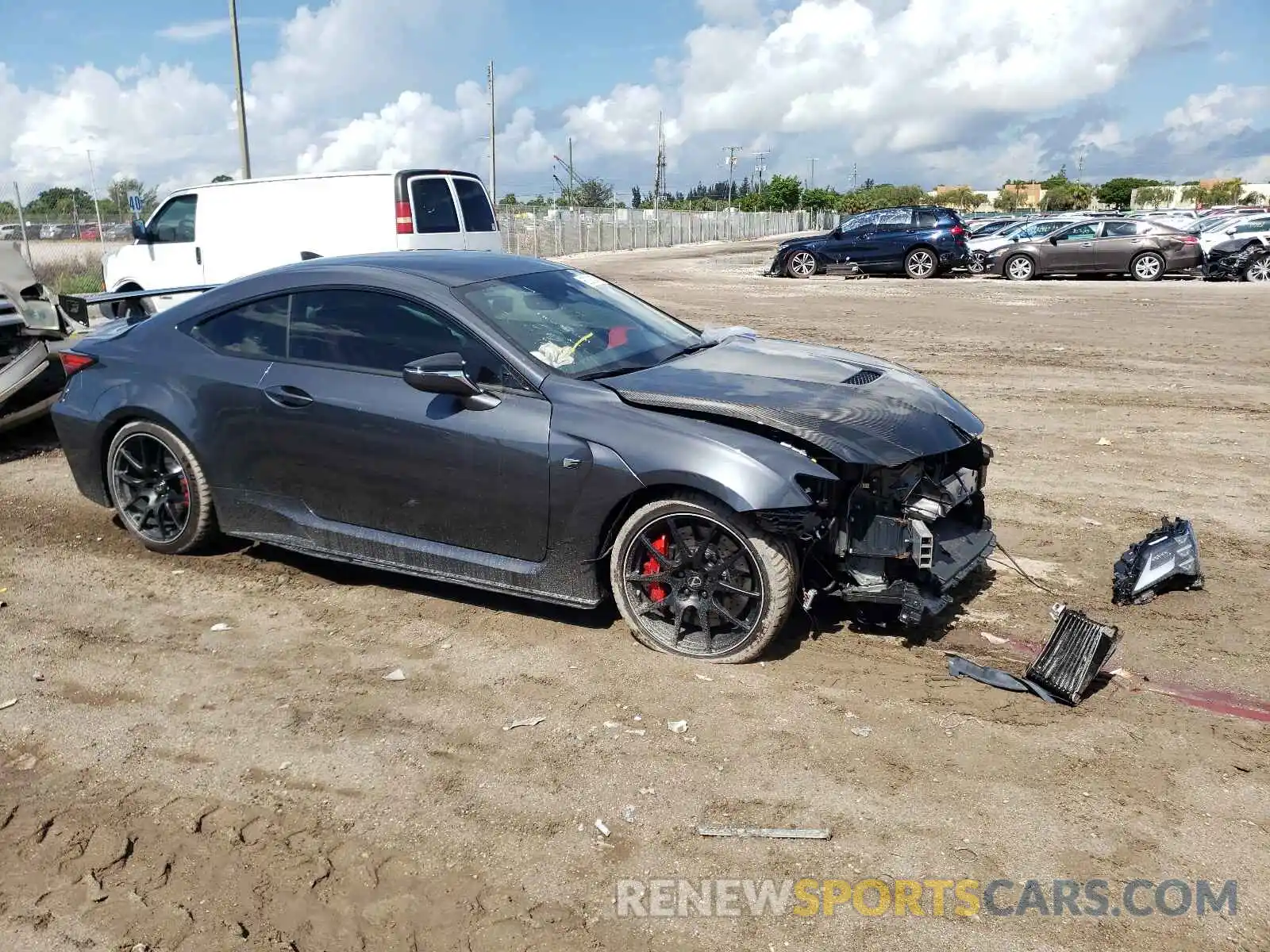 1 Photograph of a damaged car JTHYP5BC3M5008149 LEXUS RC 2021