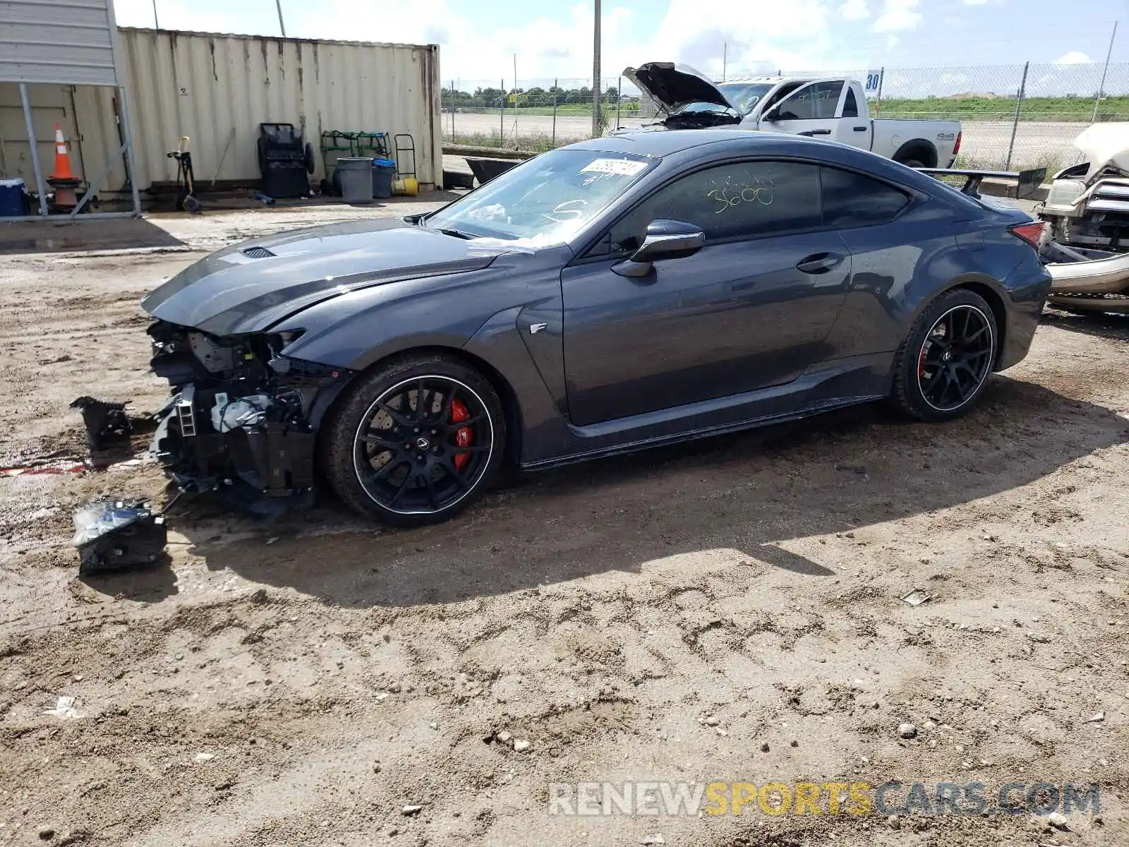 2 Фотография поврежденного автомобиля JTHYP5BC3M5008149 LEXUS RC 2021