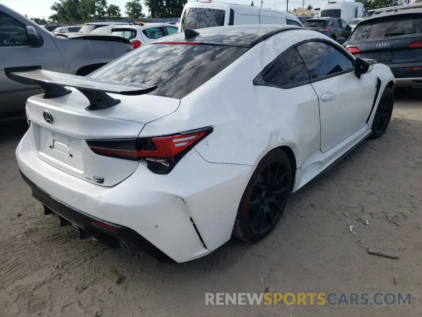 4 Photograph of a damaged car JTHYP5BC7M5008011 LEXUS RC 2021