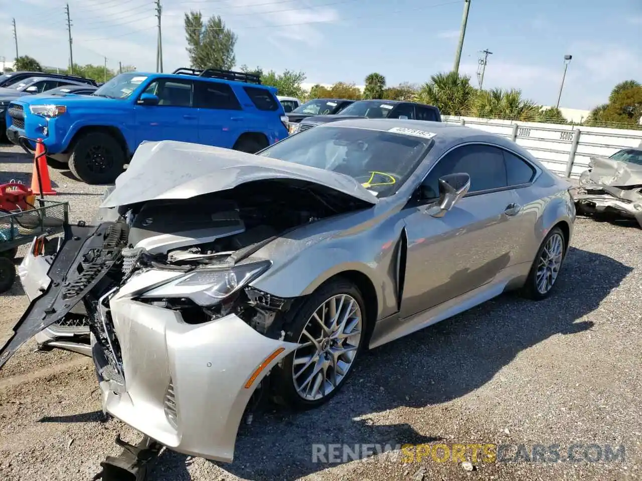 2 Photograph of a damaged car JTHDZ5BC7N5024977 LEXUS RC 2022