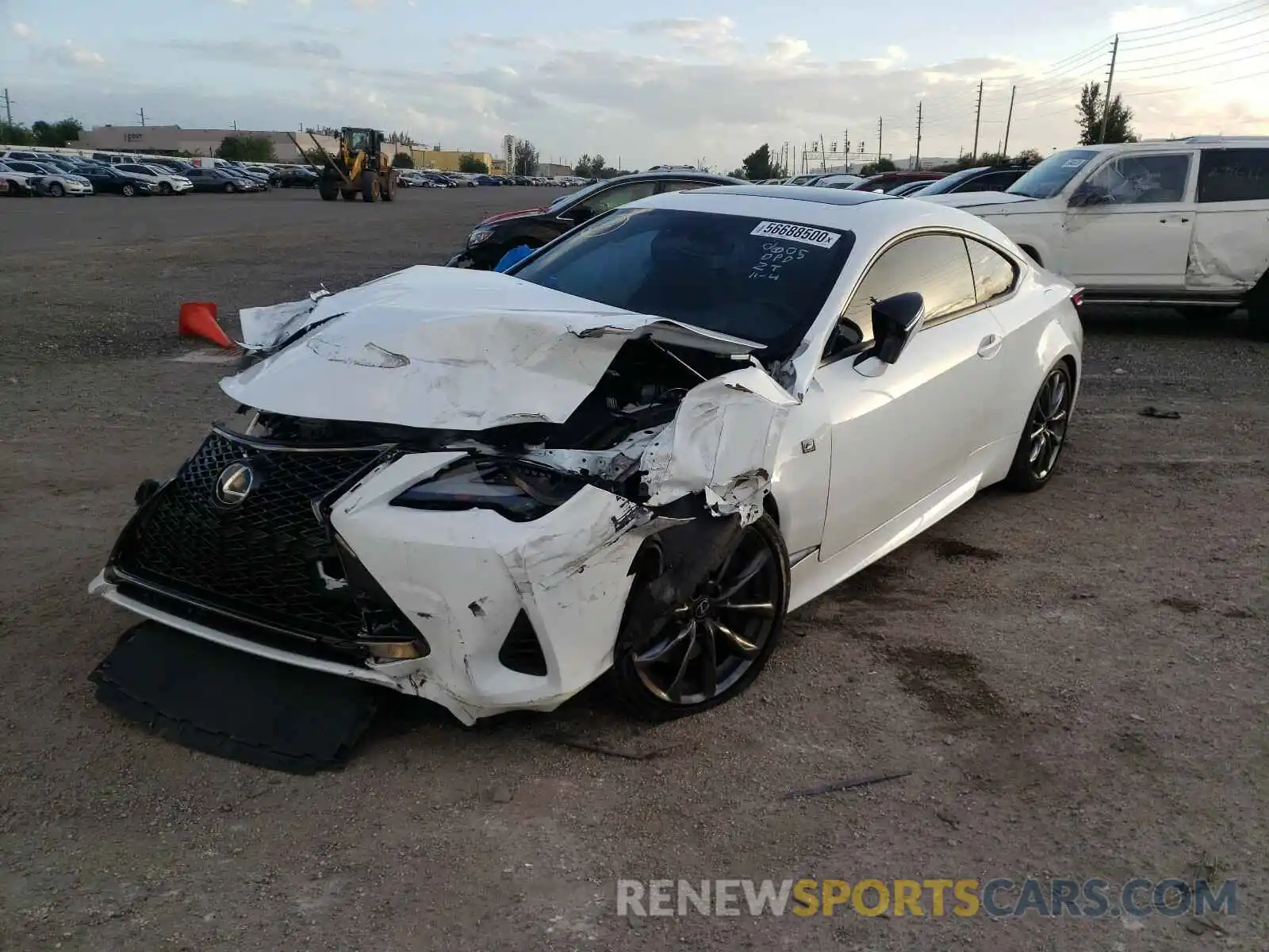 2 Photograph of a damaged car JTHGA5BC8L5010605 LEXUS RC 300 F-S 2020