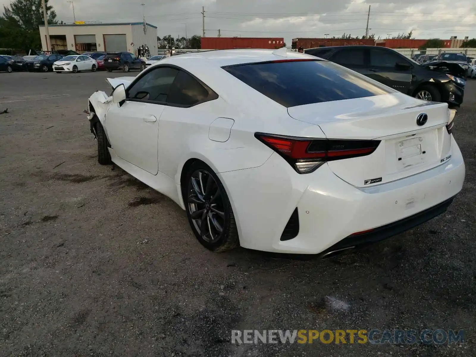 3 Photograph of a damaged car JTHGA5BC8L5010605 LEXUS RC 300 F-S 2020